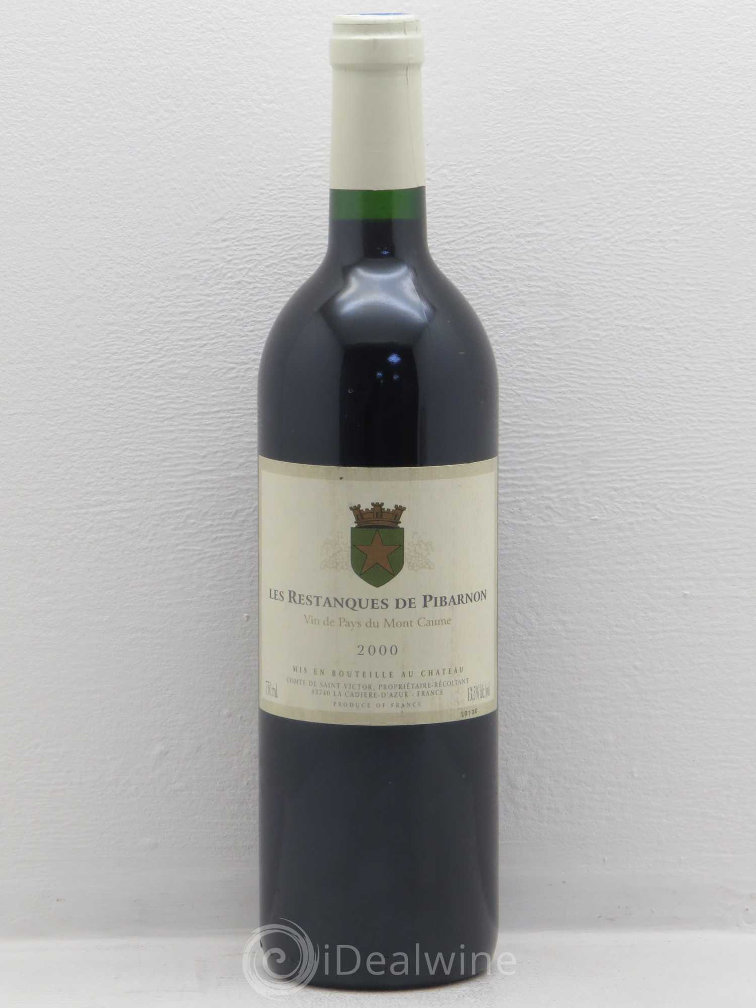 Divers VDP du Mont Caume Les Restanques de Pibarnon 2000 - Posten von 1 Flasche - 0