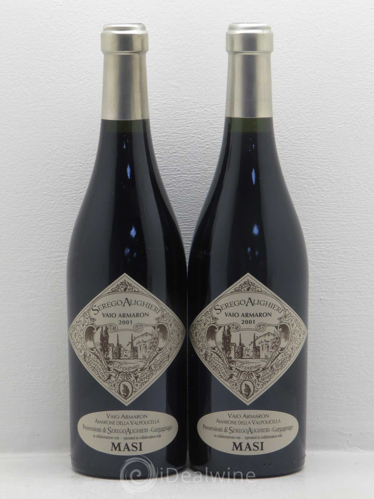 Italie Vaio Armaron Serego Alighieri Amarone della Valpolicella Classico 2001 - Posten von 2 Flaschen - 0