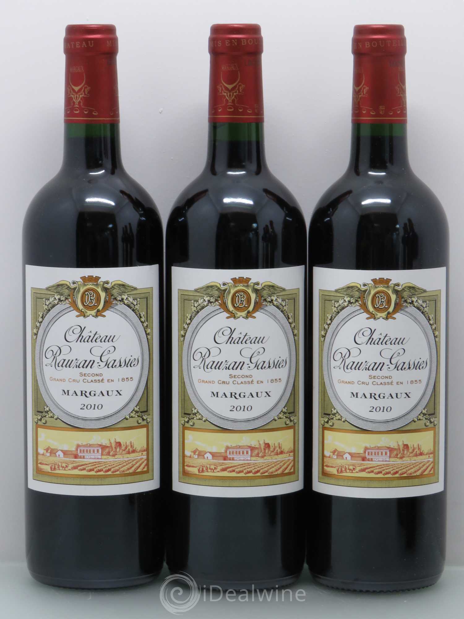 Château Rauzan-Gassies 2ème Grand Cru Classé 2010 - Lot de 6 bouteilles - 1