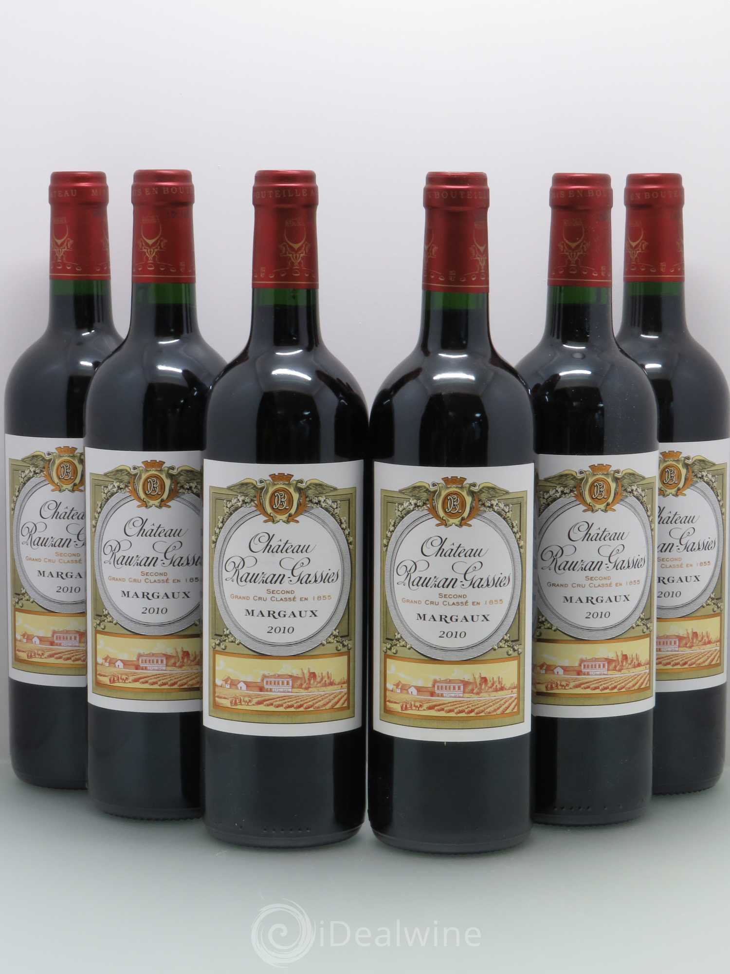 Château Rauzan-Gassies 2ème Grand Cru Classé 2010 - Lot de 6 bouteilles - 0
