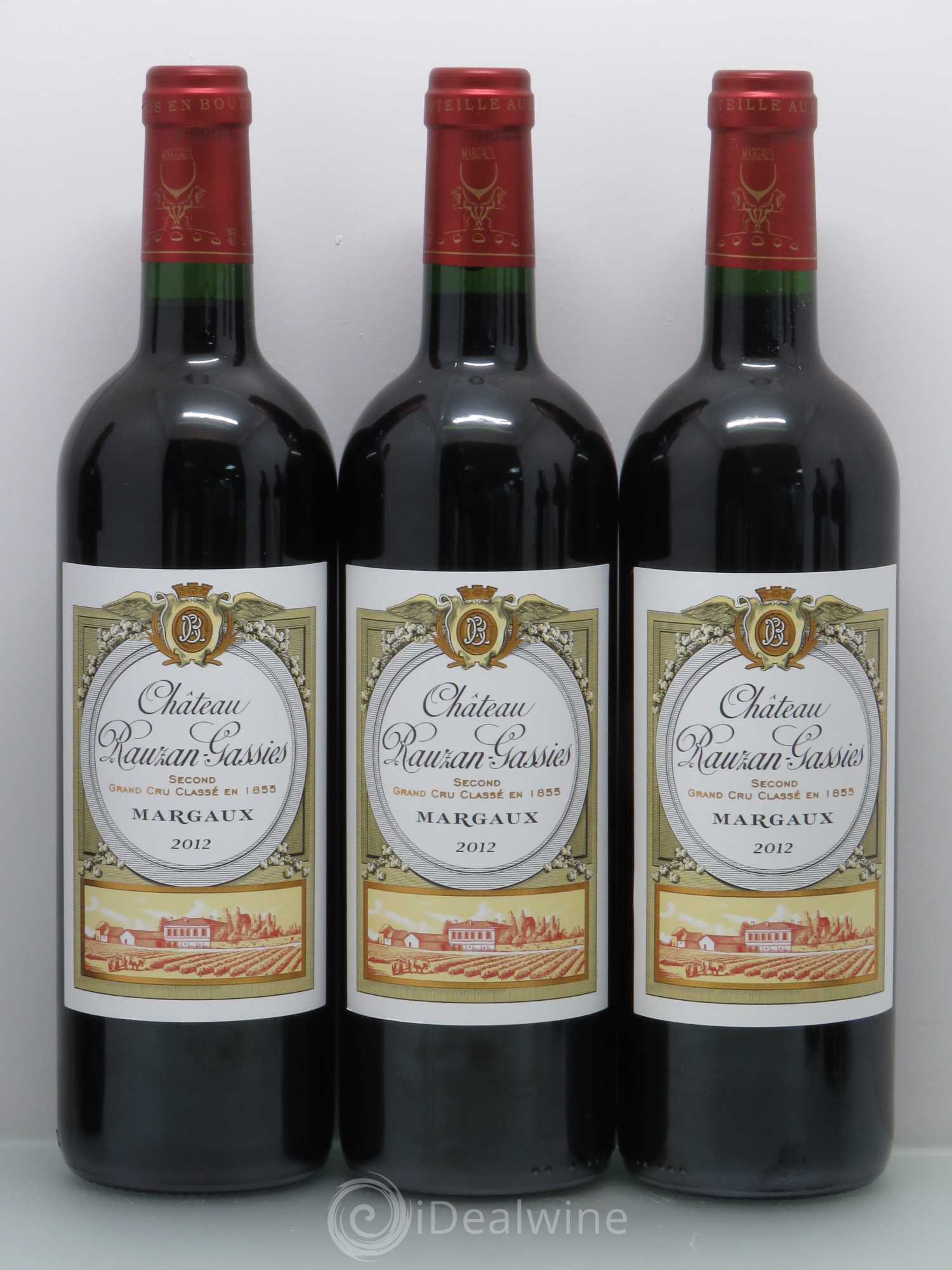 Château Rauzan-Gassies 2ème Grand Cru Classé 2012 - Lot de 6 bouteilles - 1