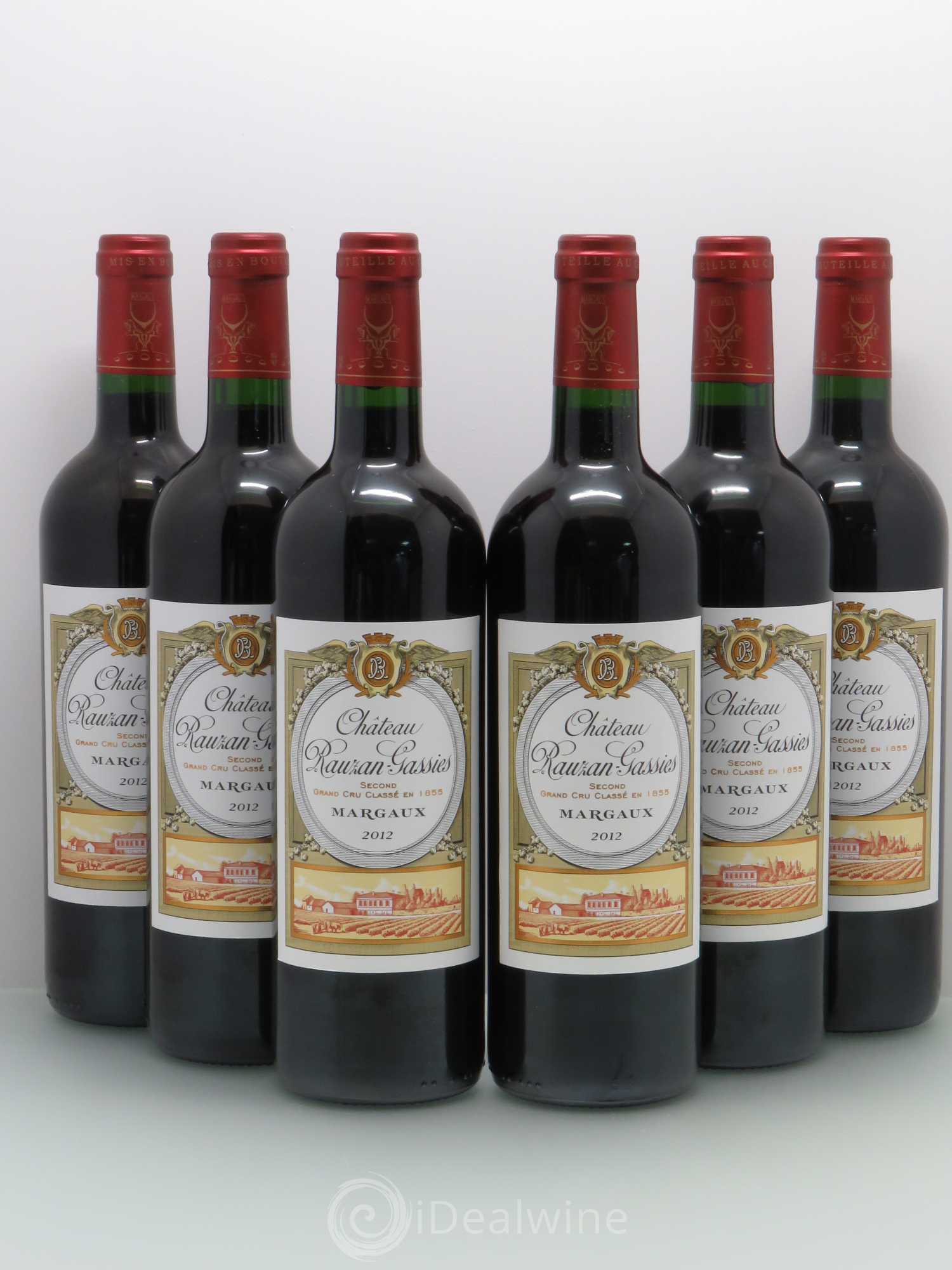 Château Rauzan-Gassies 2ème Grand Cru Classé 2012 - Lot de 6 bouteilles - 0
