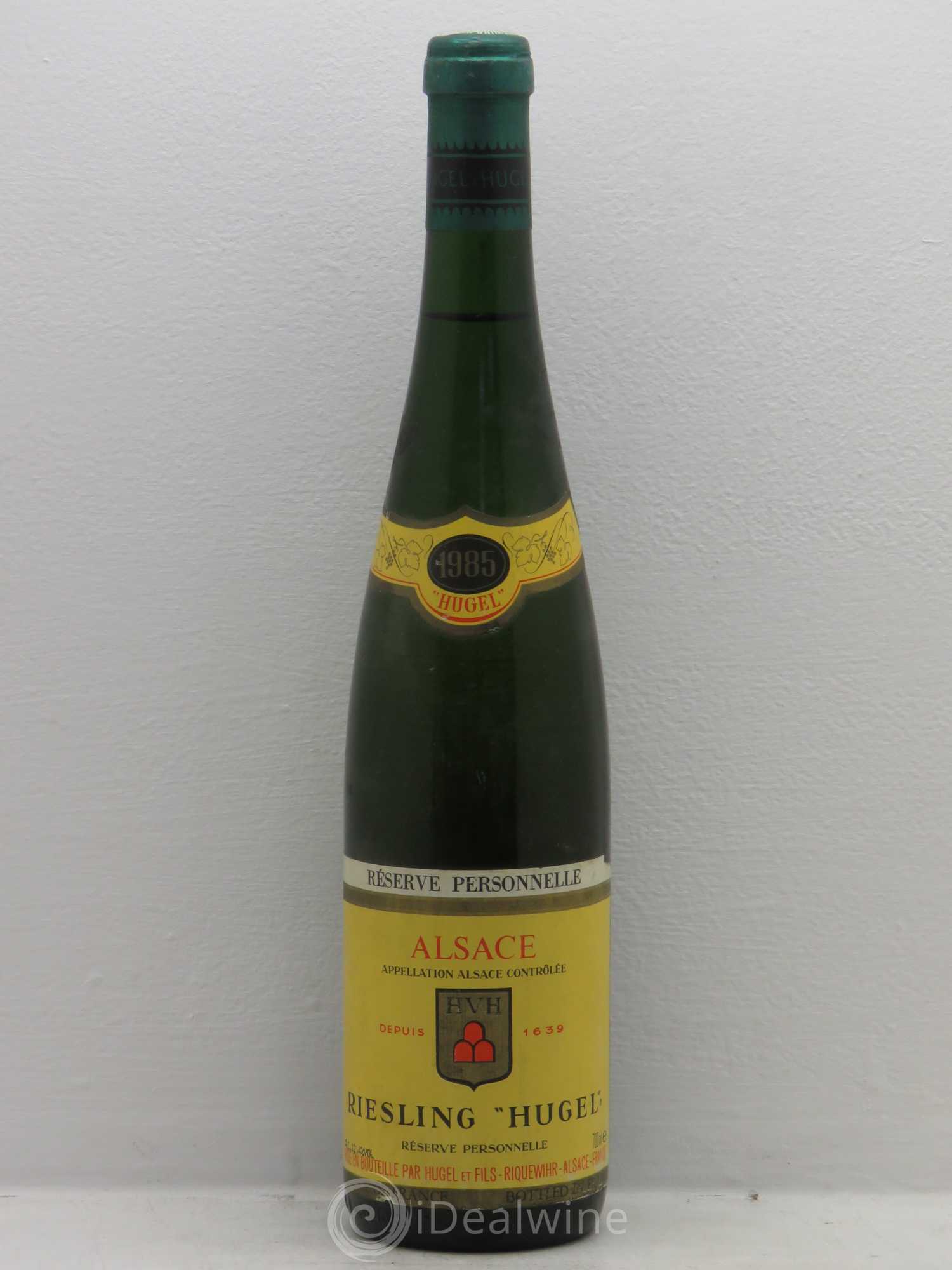 Riesling Réserve Personnelle Jubilee Hugel (Domaine) 1985 - Posten von 1 Flasche - 0