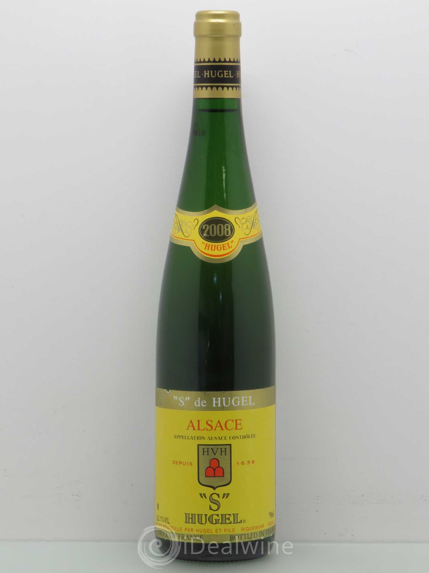 Alsace S de Hugel (sans prix de réserve) 2008 - Posten von 1 Flasche - 0