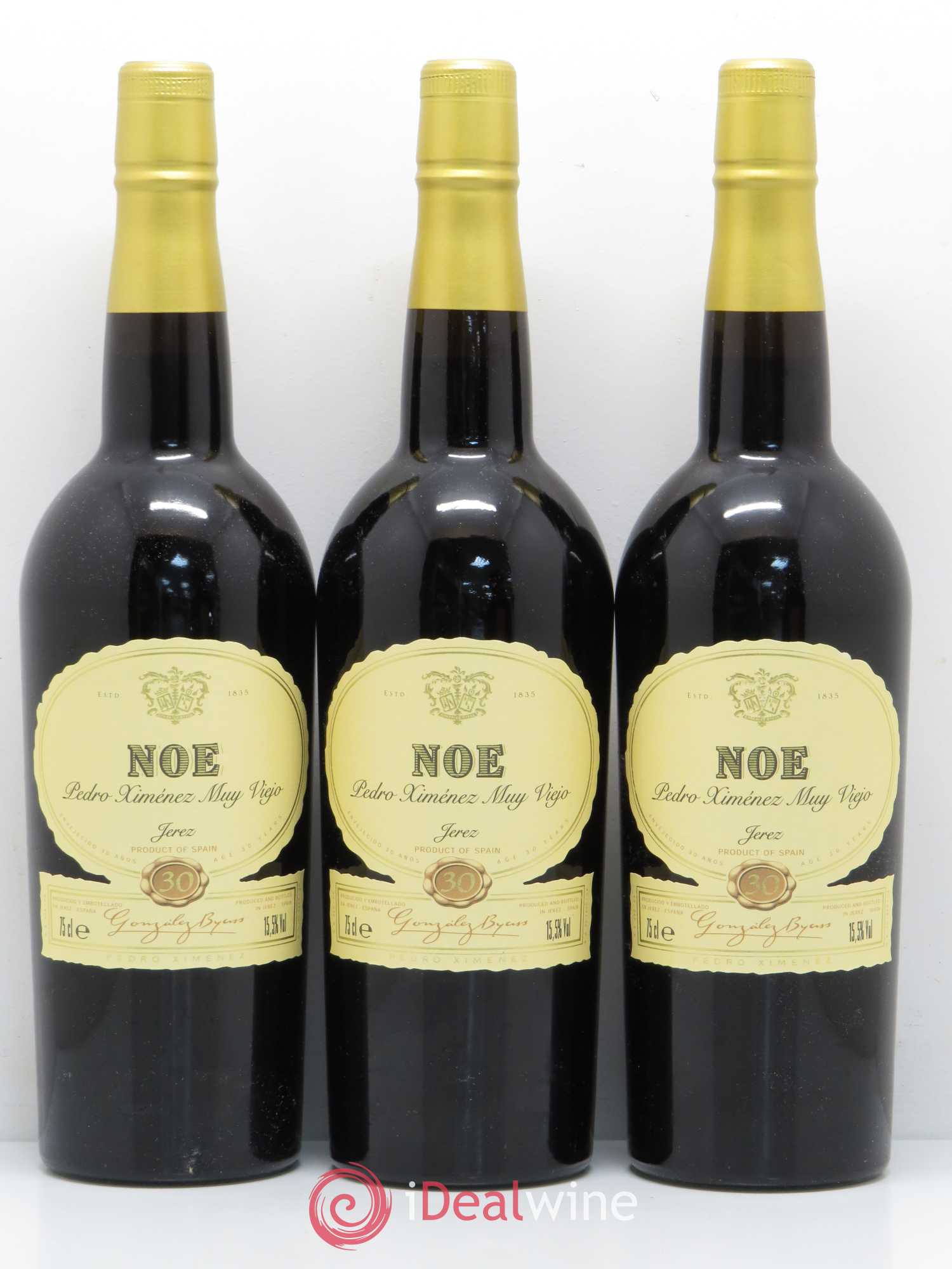 Espagne Jerez Gonzalez Byass Noé 30 ans Pedro Ximenez (sans prix de réserve) - Posten von 12 Flaschen - 1