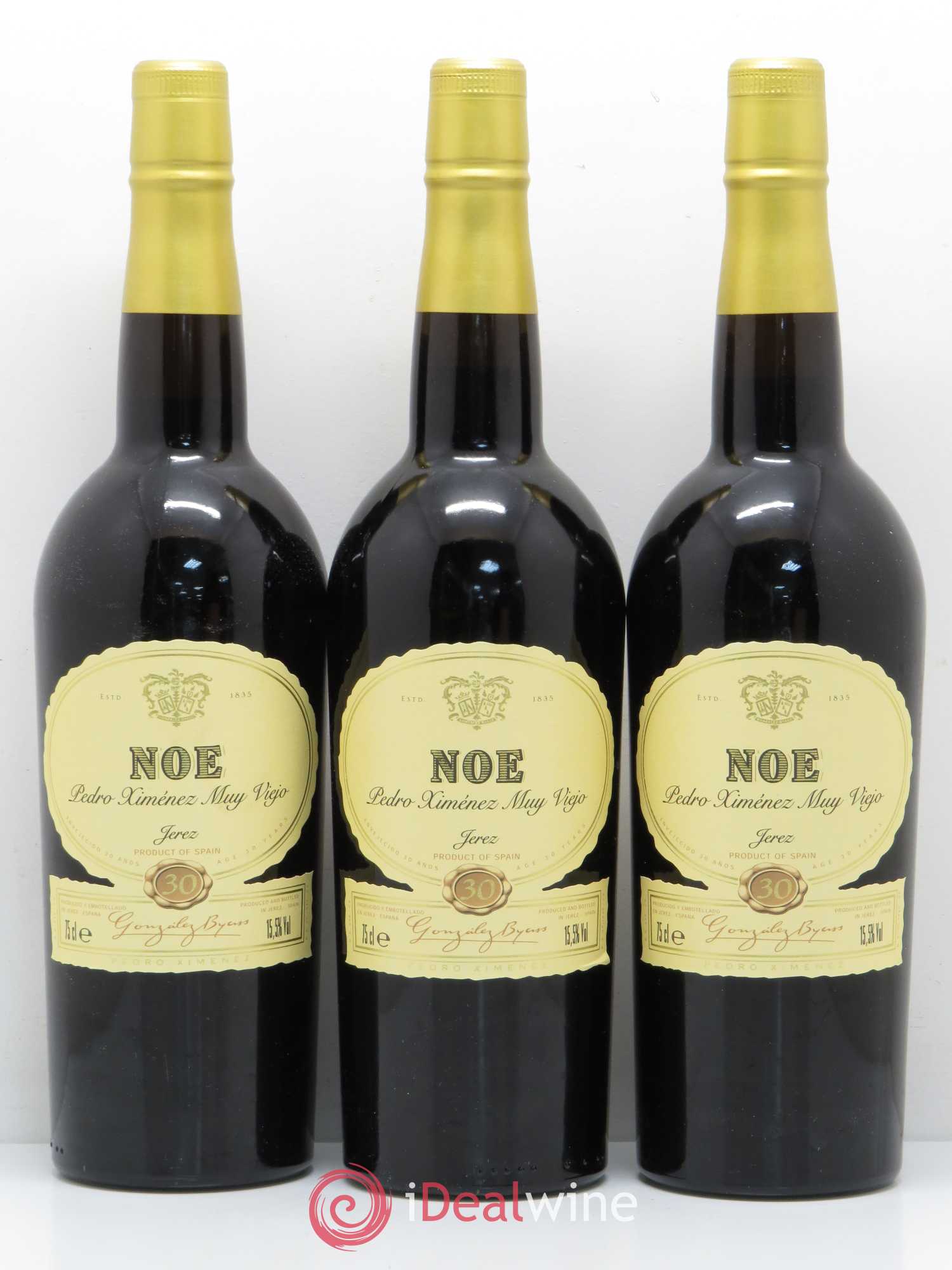 Espagne Jerez Gonzalez Byass Noé 30 ans Pedro Ximenez (sans prix de réserve) - Posten von 12 Flaschen - 3