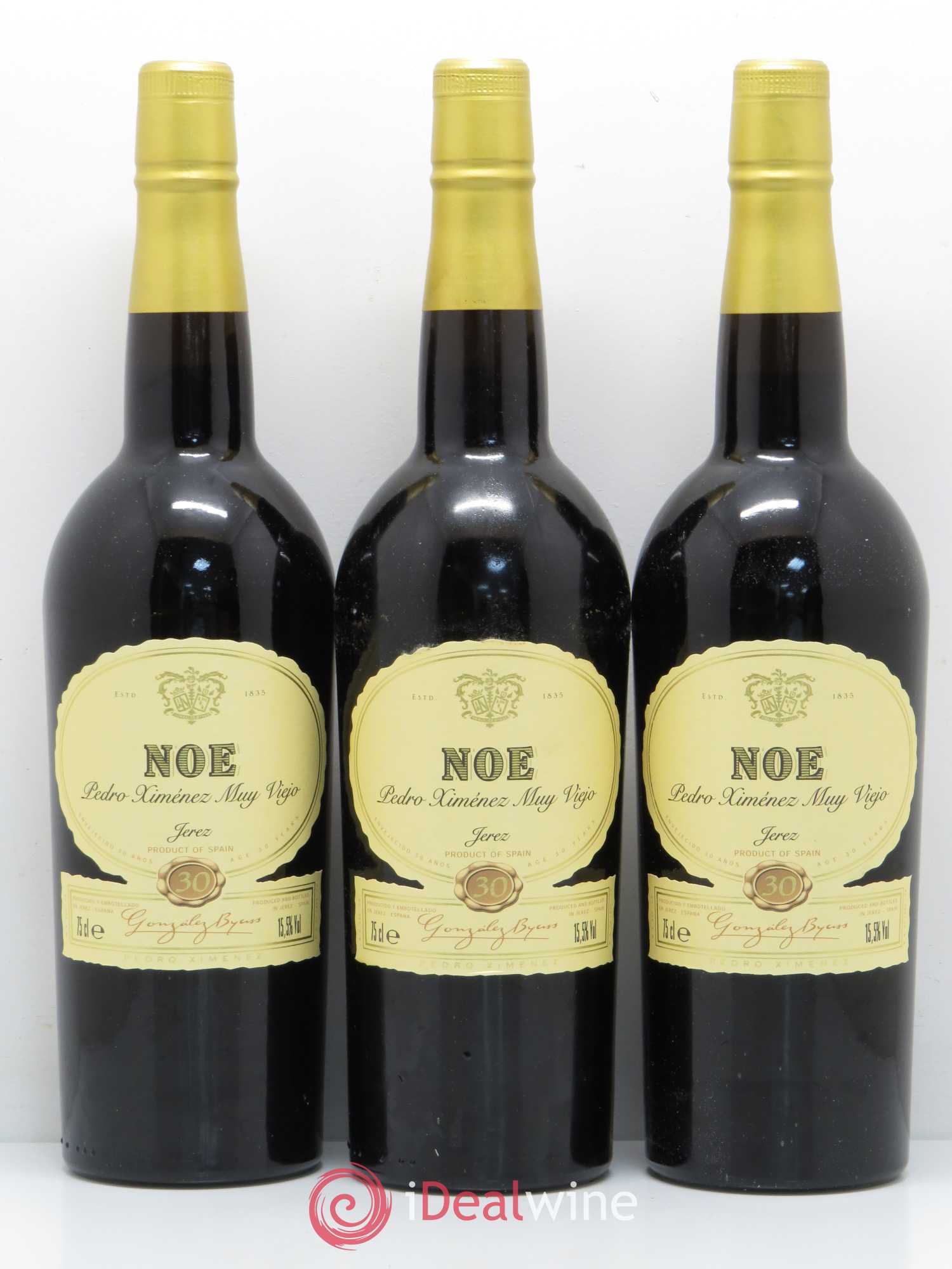 Espagne Jerez Gonzalez Byass Noé 30 ans Pedro Ximenez (sans prix de réserve) - Posten von 12 Flaschen - 4