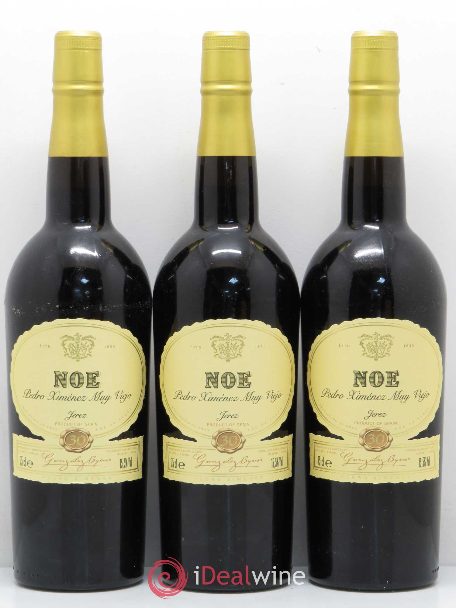 Espagne Jerez Gonzalez Byass Noé 30 ans Pedro Ximenez - Lot de 6 bouteilles - 2