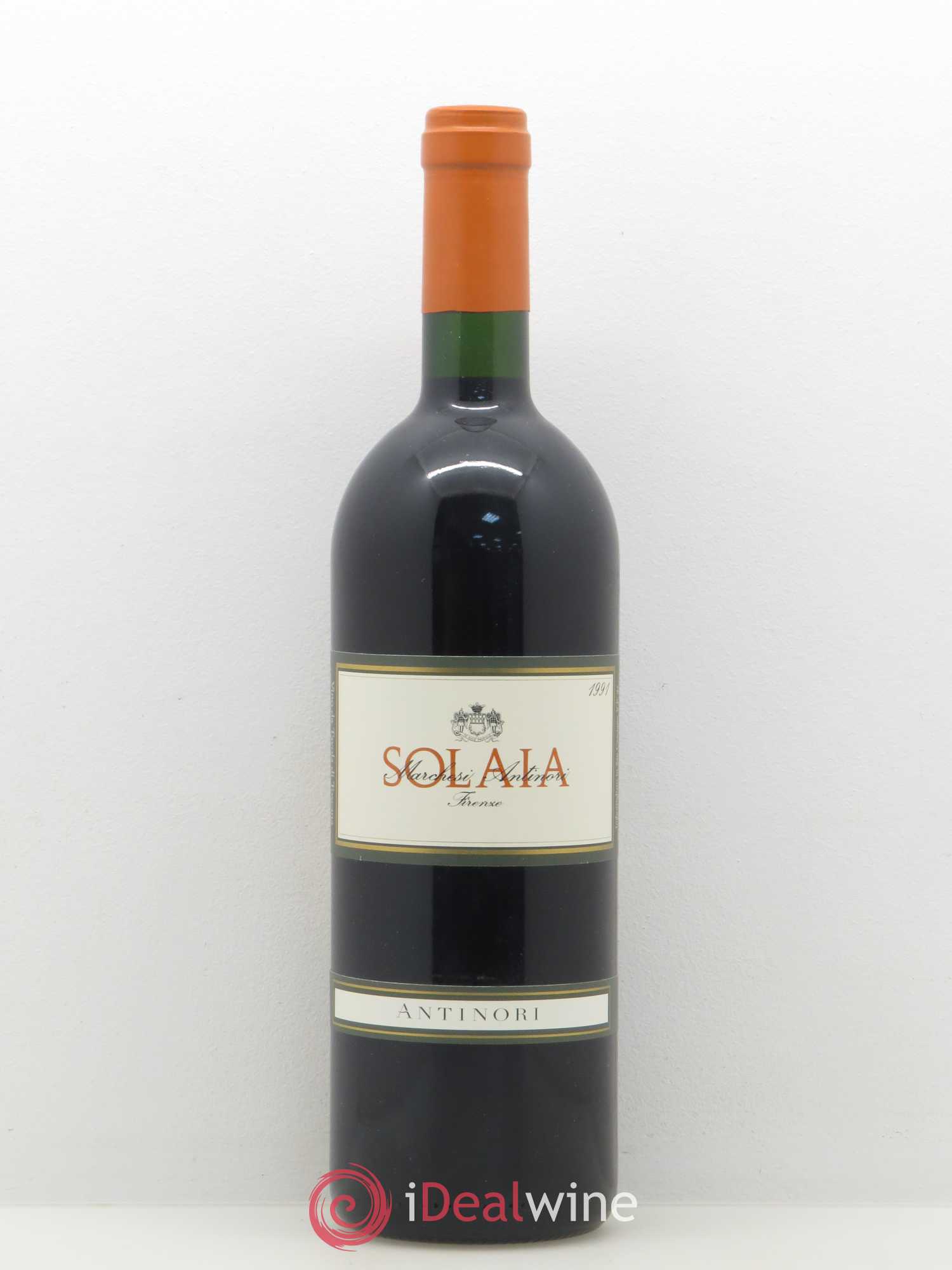 Toscana IGT Solaia Tenuta Tignanello - Marchesi Antinori 1991 - Lot de 1 bouteille - 0