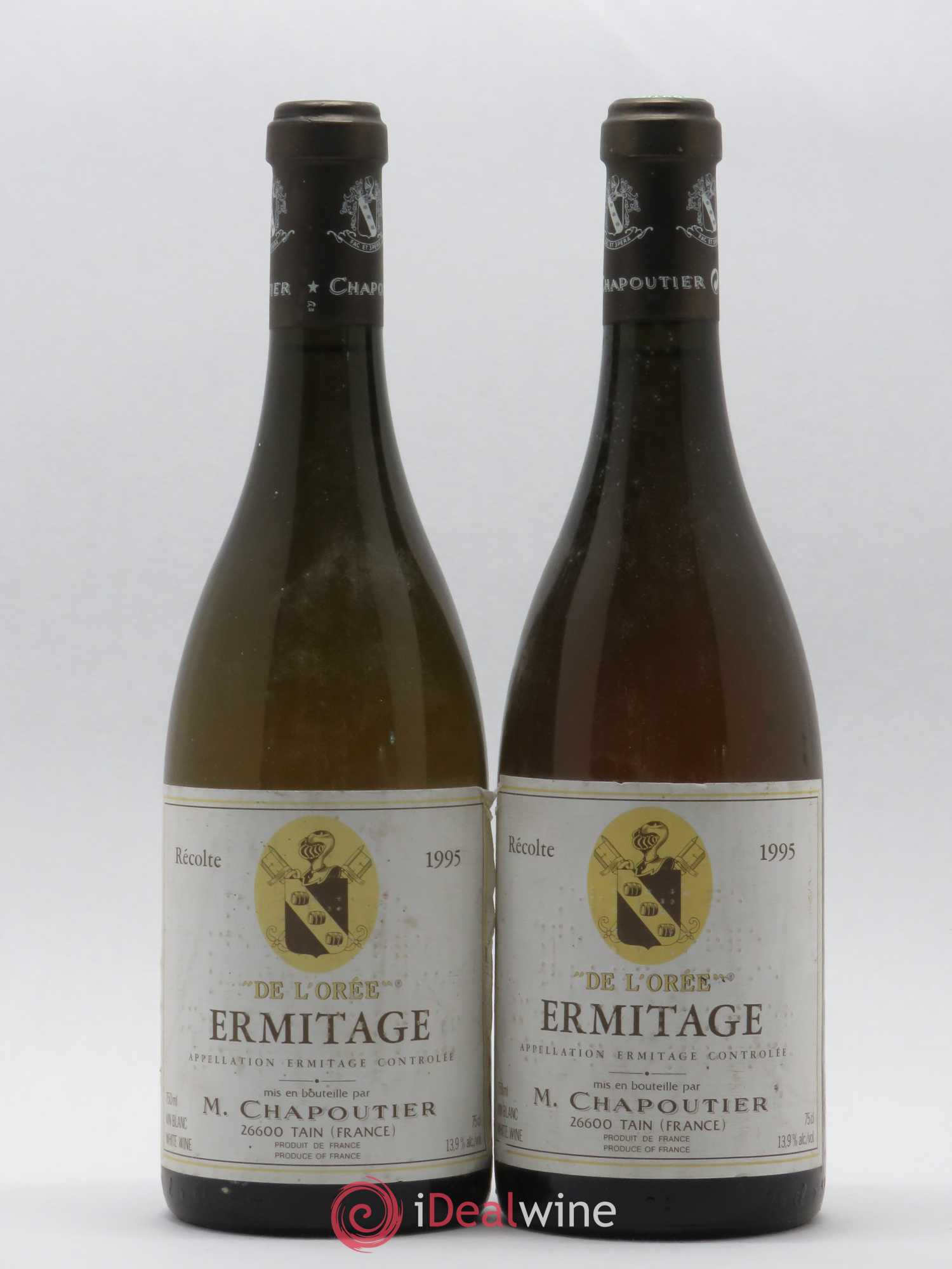 Hermitage Ermitage de l'Orée Chapoutier 1995 - Lot de 2 bouteilles - 0
