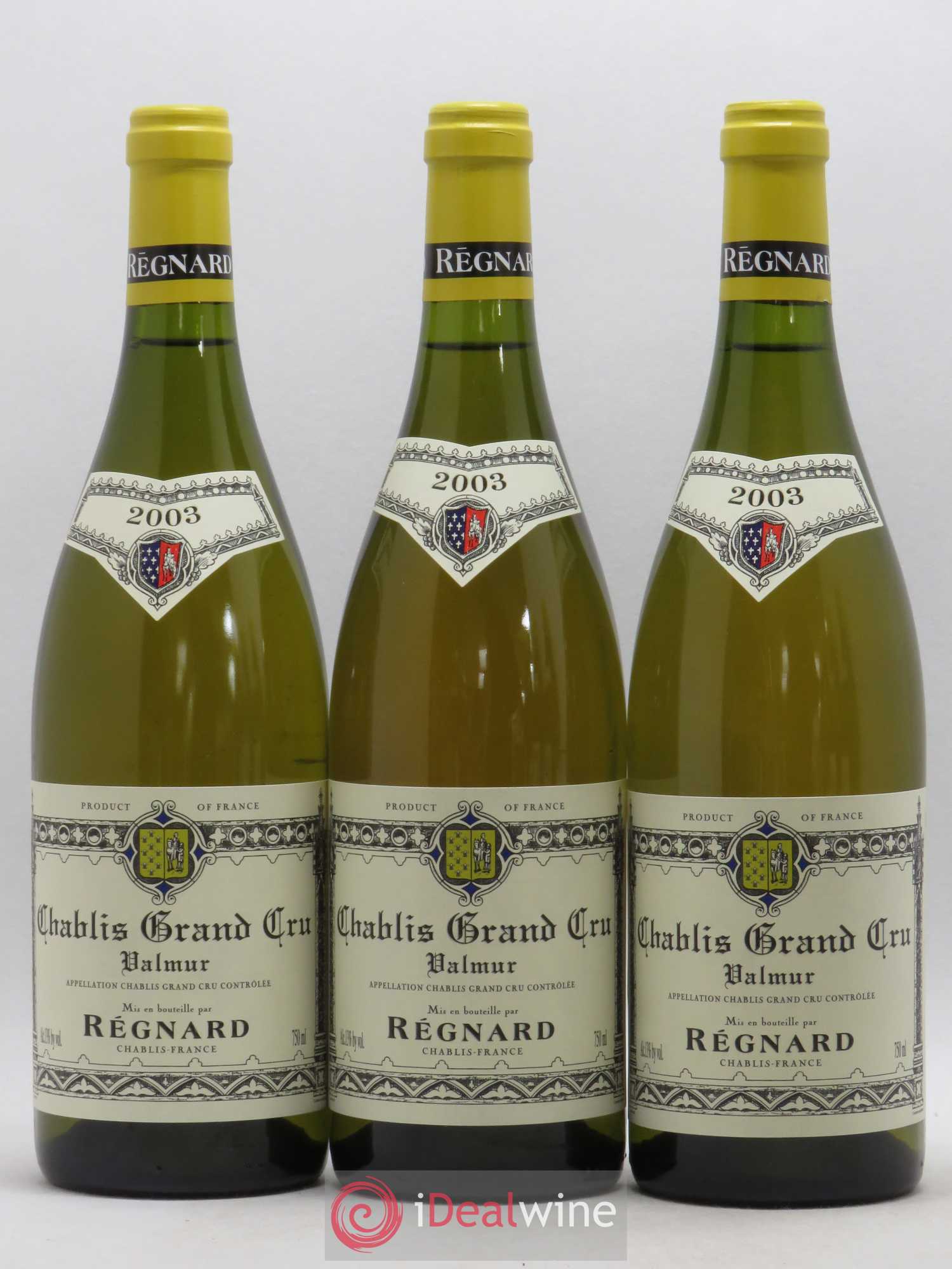Chablis Grand Cru Valmur Maison Regnard 2003 - Posten von 6 Flaschen - 1