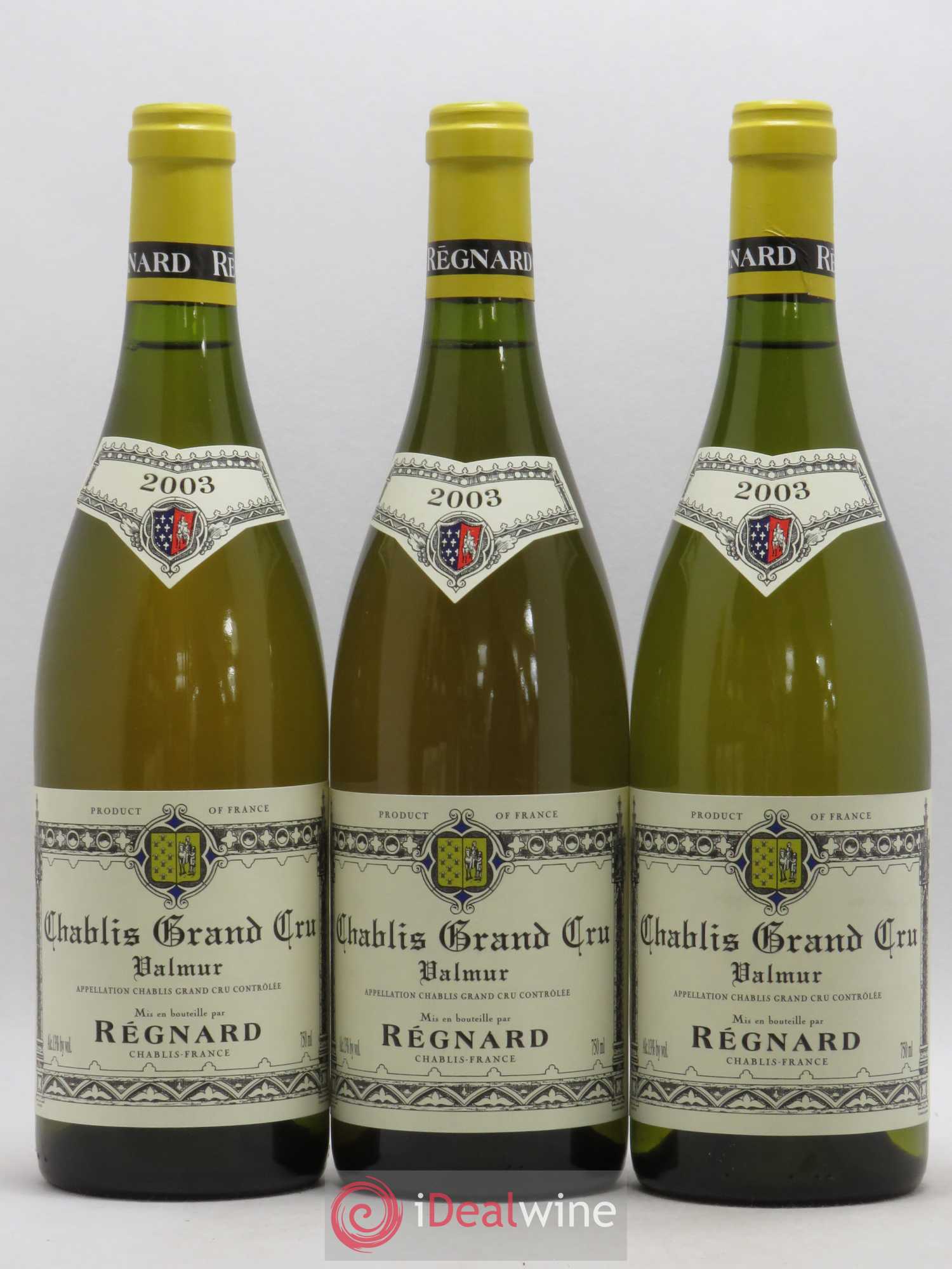 Chablis Grand Cru Valmur Maison Regnard 2003 - Posten von 6 Flaschen - 2