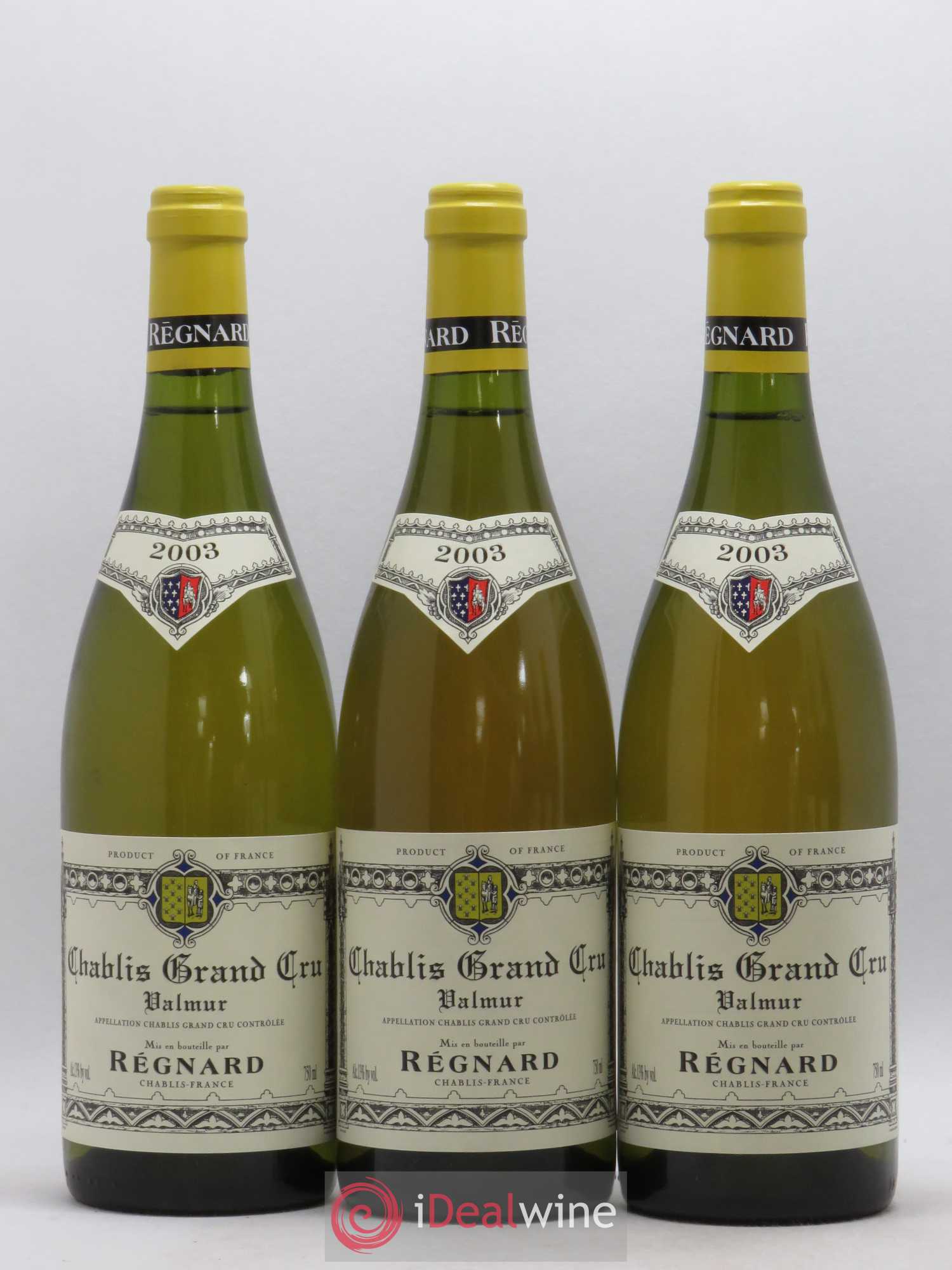Chablis Grand Cru Valmur Maison Regnard 2003 - Posten von 6 Flaschen - 1