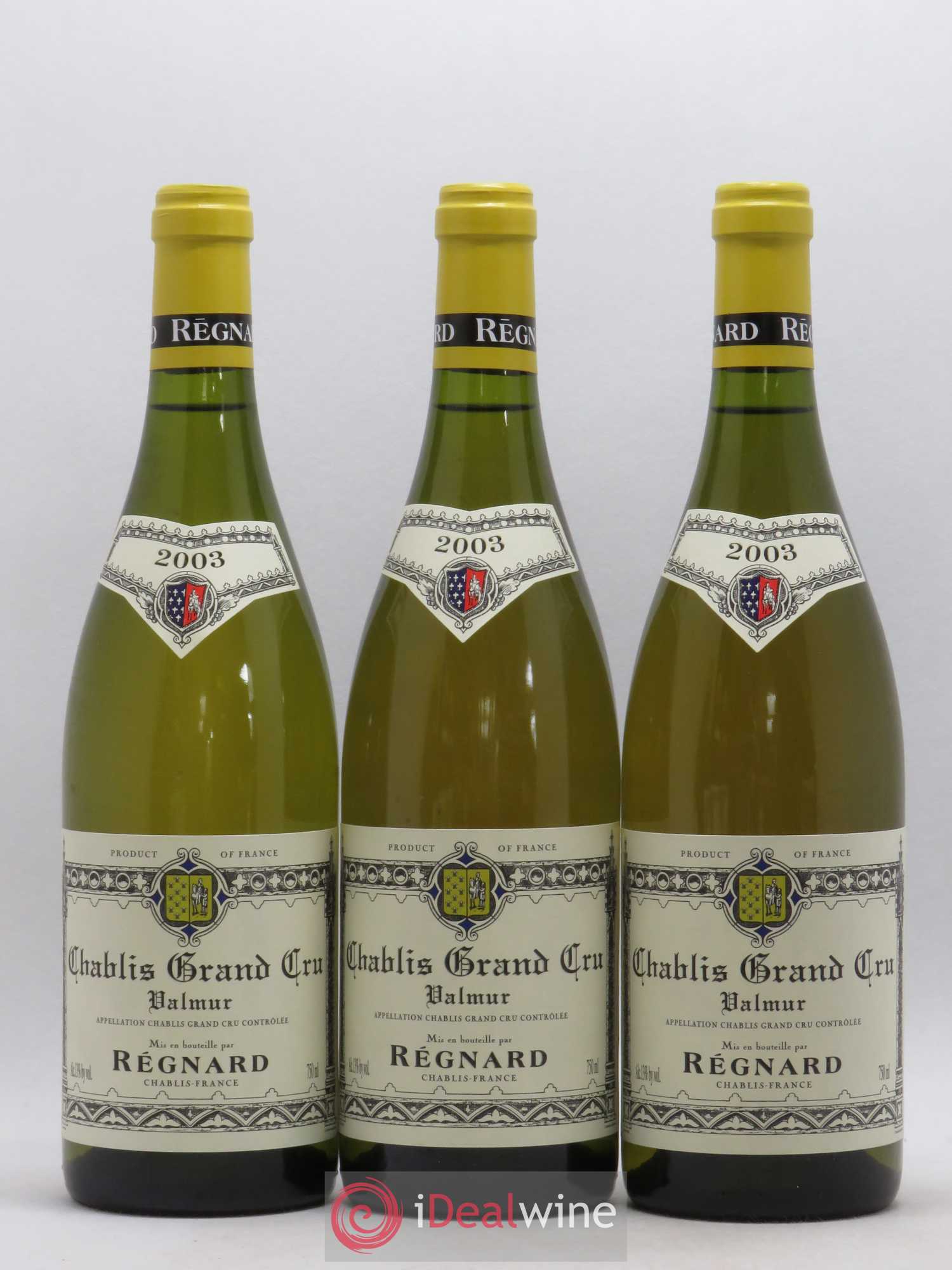 Chablis Grand Cru Valmur Maison Regnard 2003 - Posten von 6 Flaschen - 2