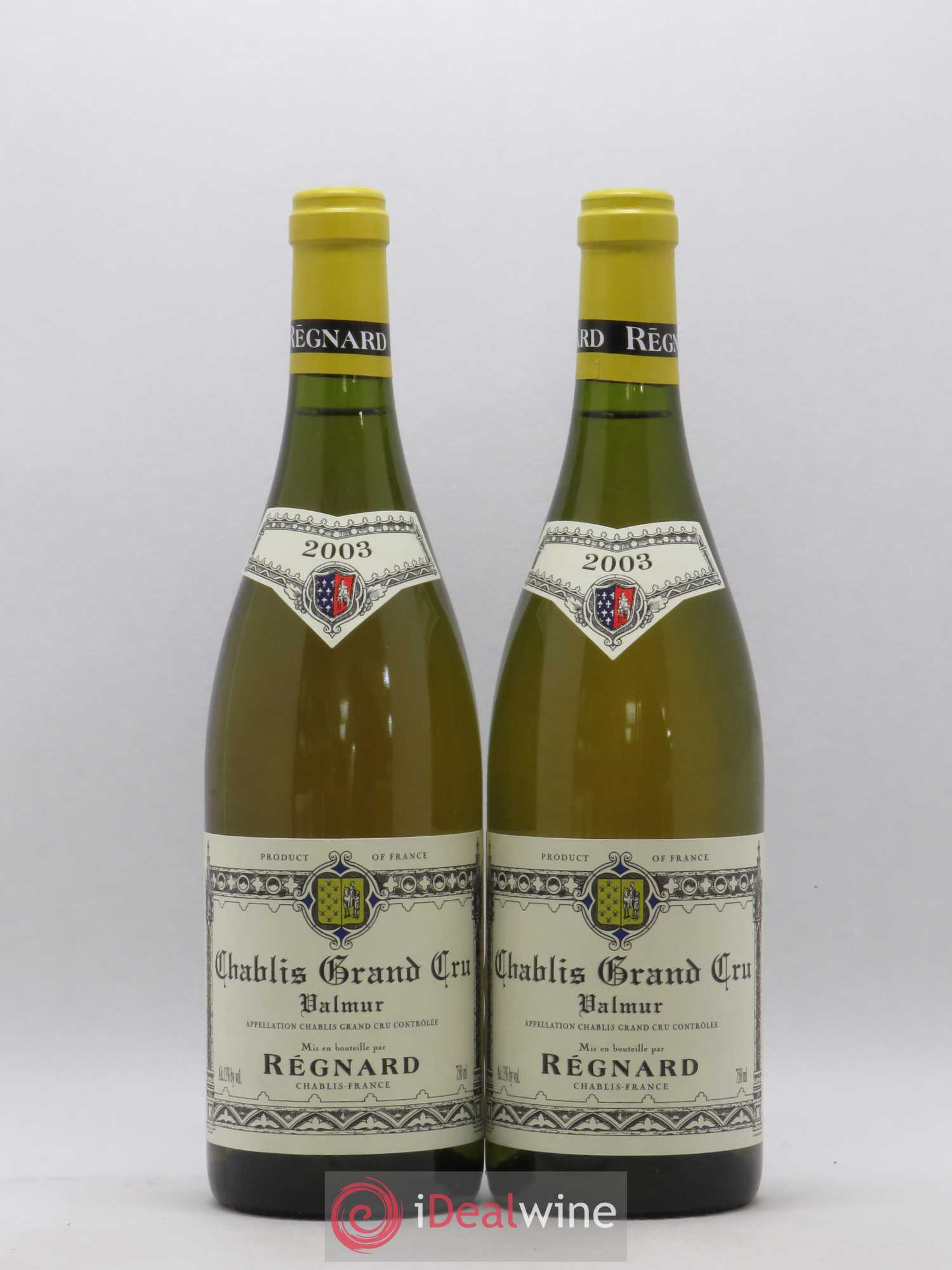 Chablis Grand Cru Valmur Maison Regnard 2003 - Posten von 2 Flaschen - 0