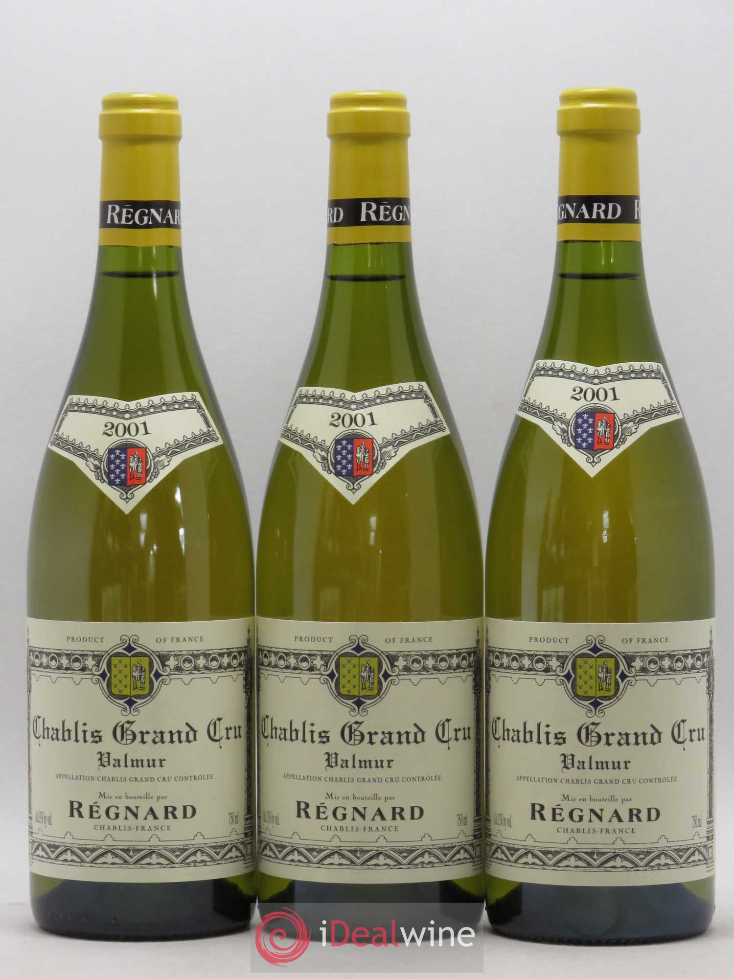 Chablis Grand Cru Valmur Maison Regnard 2001 - Lot de 6 bouteilles - 2