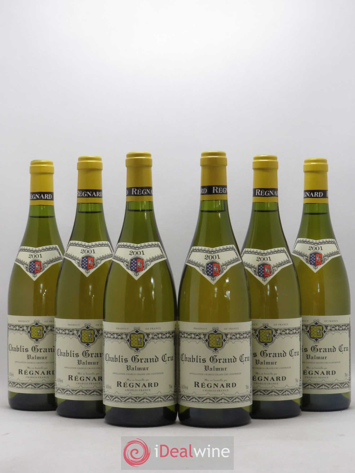 Chablis Grand Cru Valmur Maison Regnard 2001 - Lot de 6 bouteilles - 0