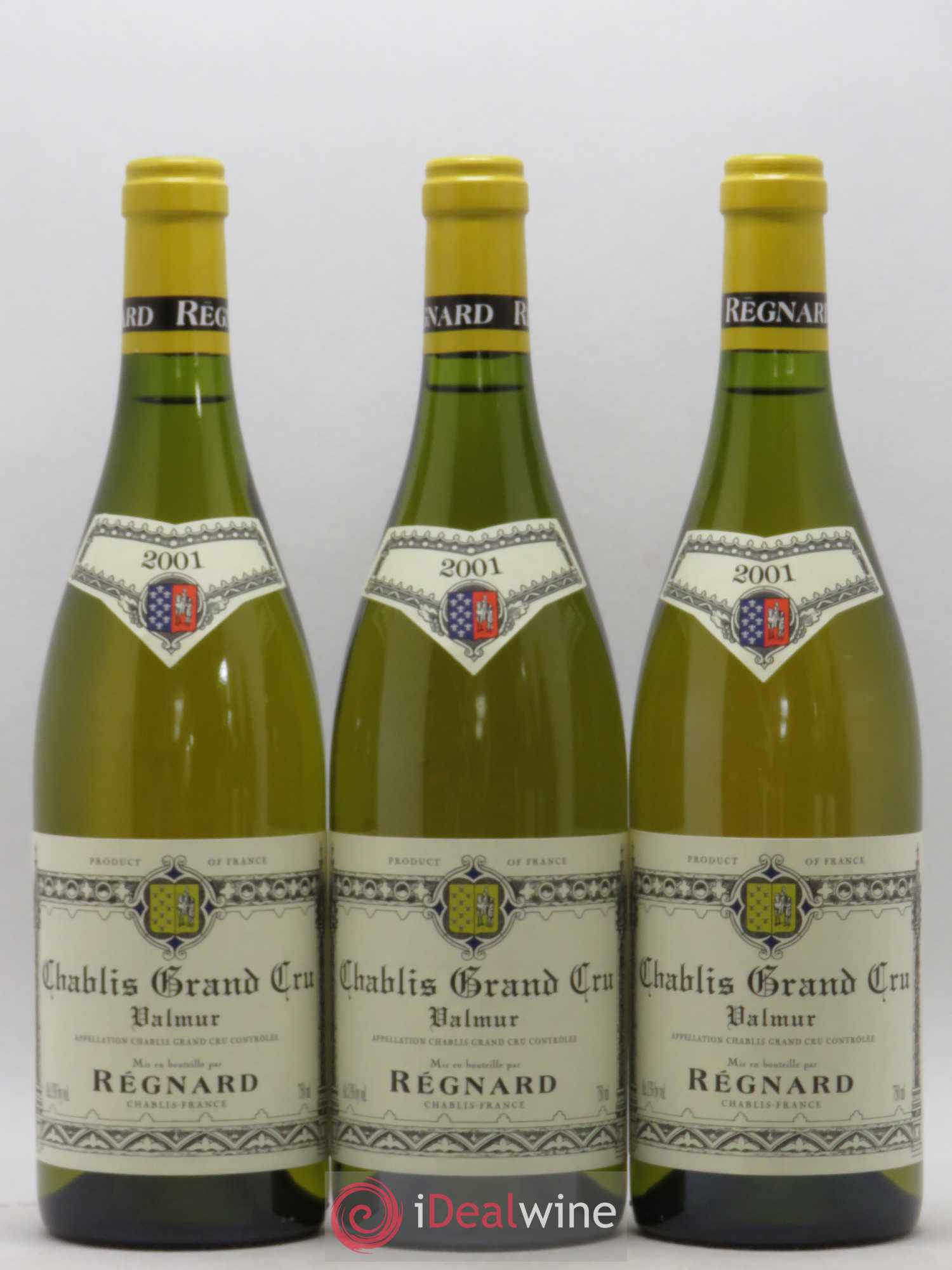 Chablis Grand Cru Valmur Maison Regnard 2001 - Posten von 6 Flaschen - 1