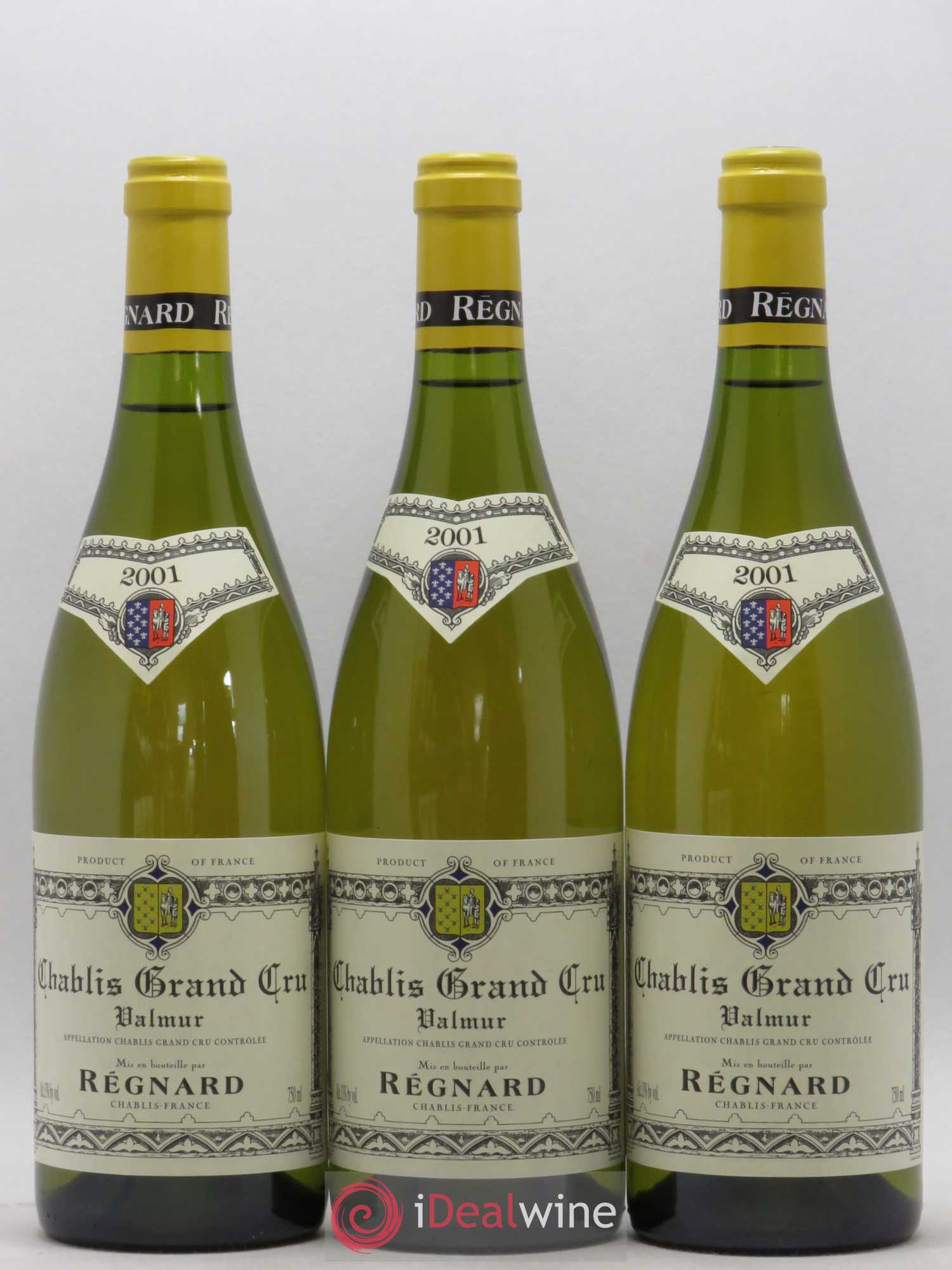 Chablis Grand Cru Valmur Maison Regnard 2001 - Posten von 6 Flaschen - 2