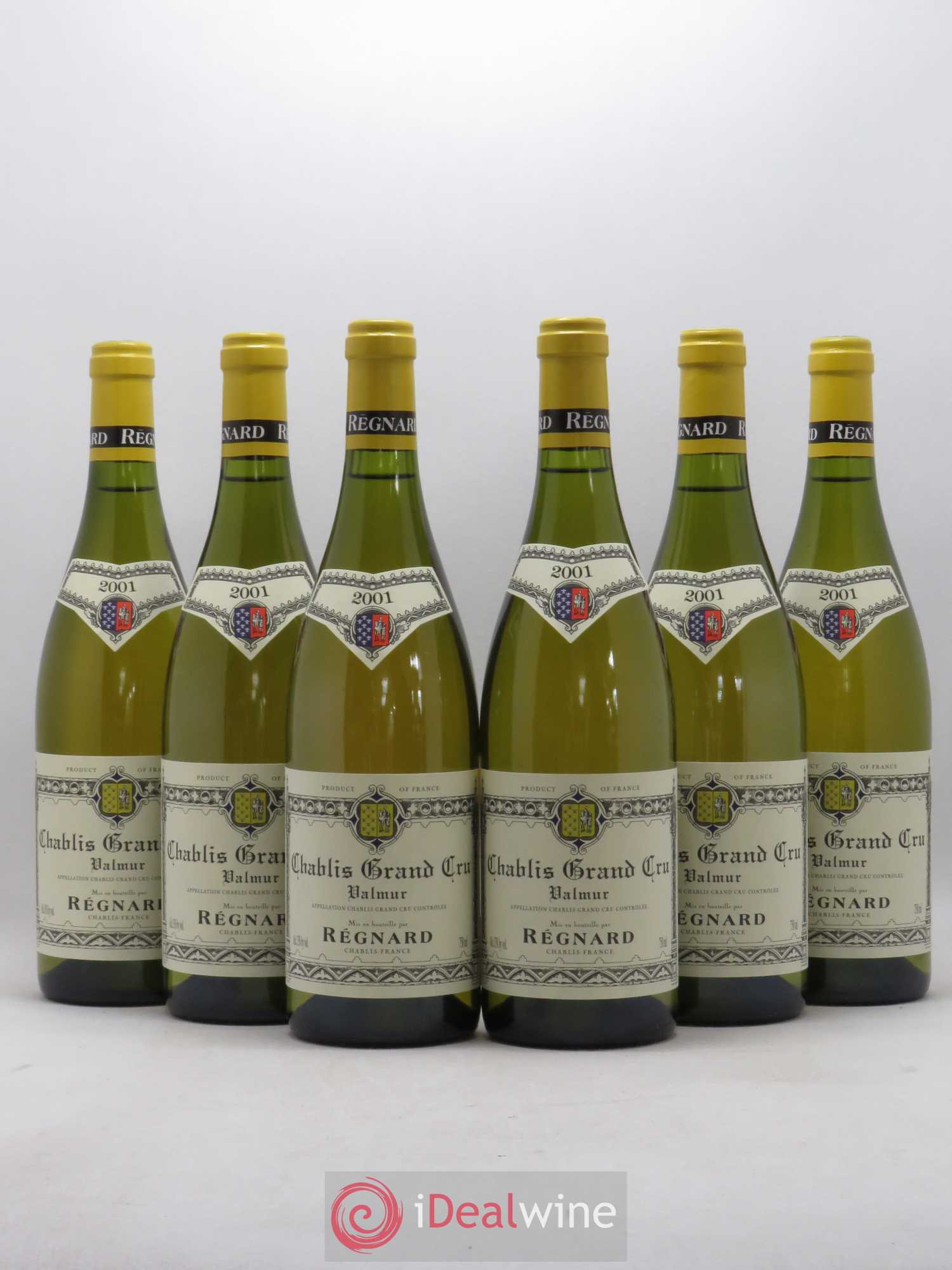 Chablis Grand Cru Valmur Maison Regnard 2001 - Posten von 6 Flaschen - 0