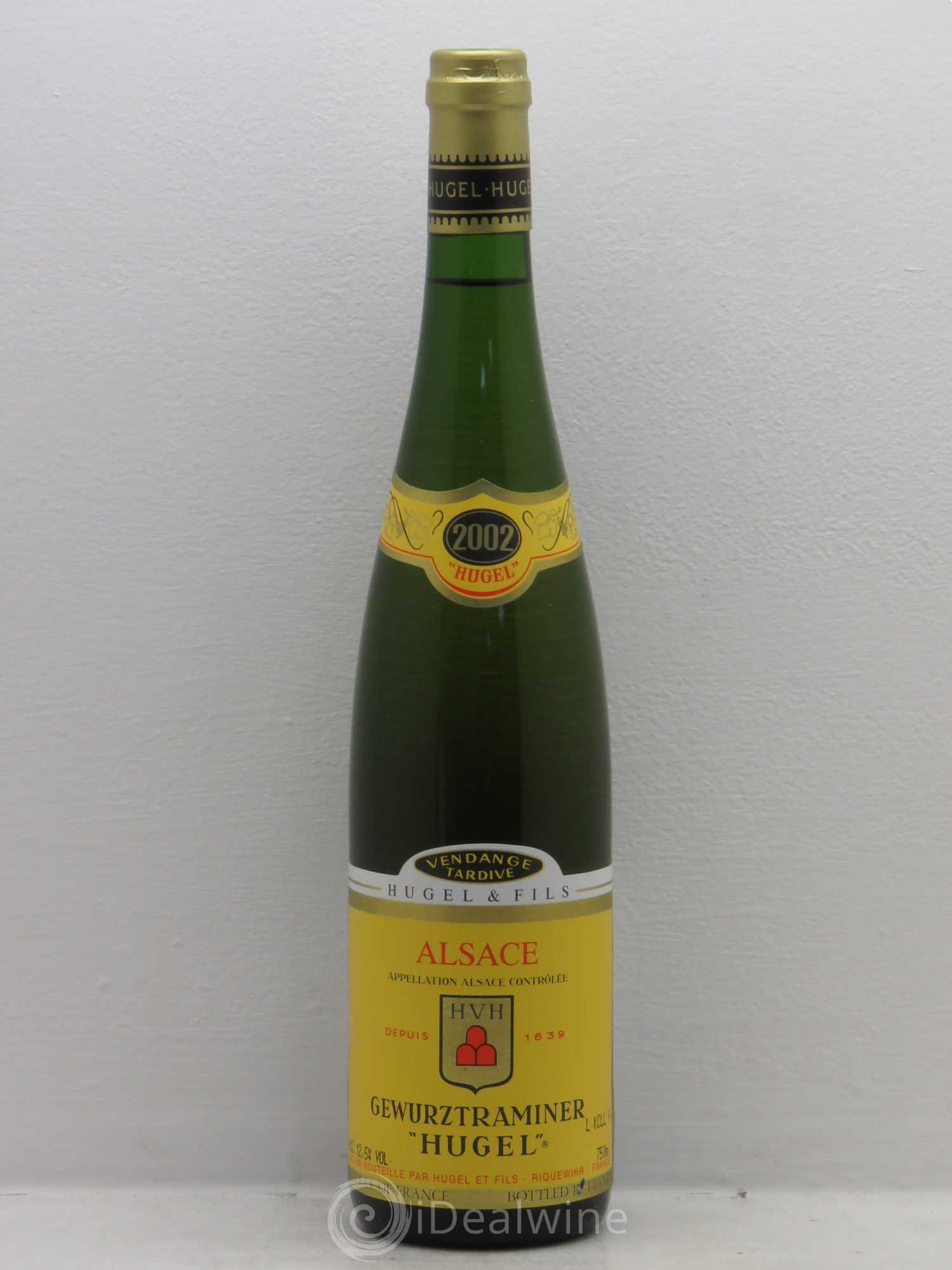 Gewurztraminer Vendanges Tardives Hugel (Domaine) 2002 - Lotto di 1 bottiglia - 0