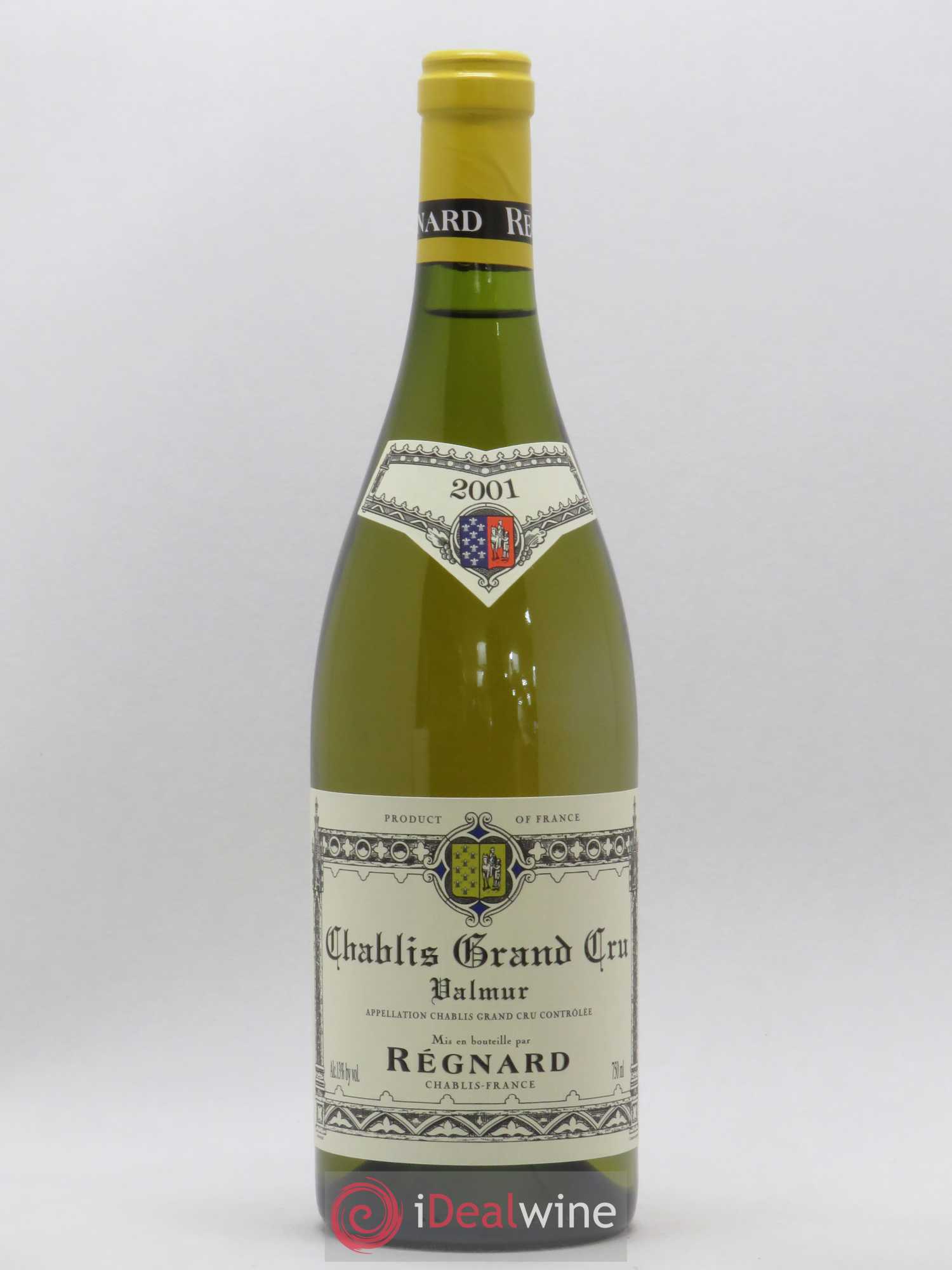 Chablis Grand Cru Valmur Régnard 2001 - Lot de 1 bouteille - 0