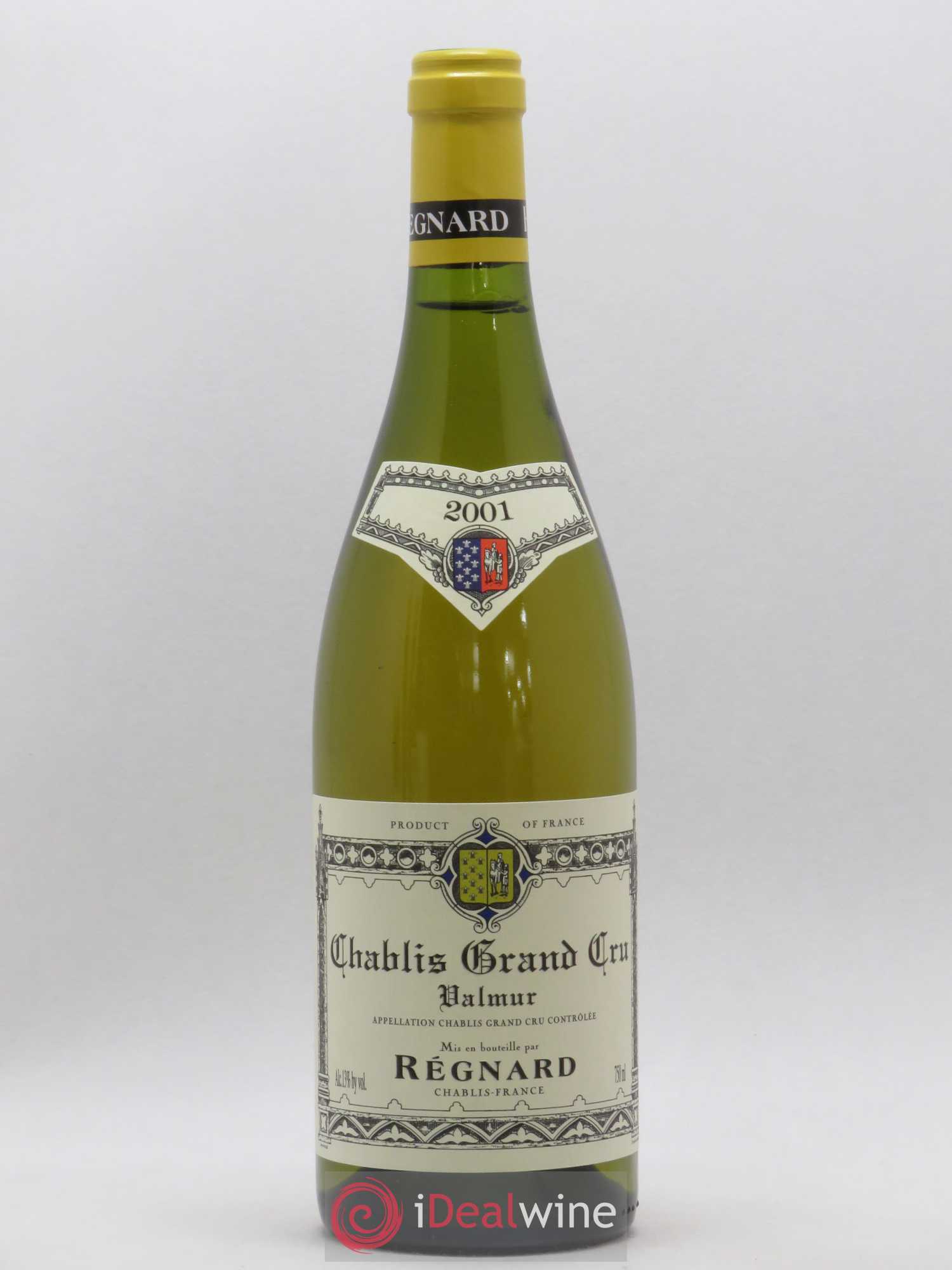 Chablis Grand Cru Valmur Régnard 2001 - Lot de 1 bouteille - 0