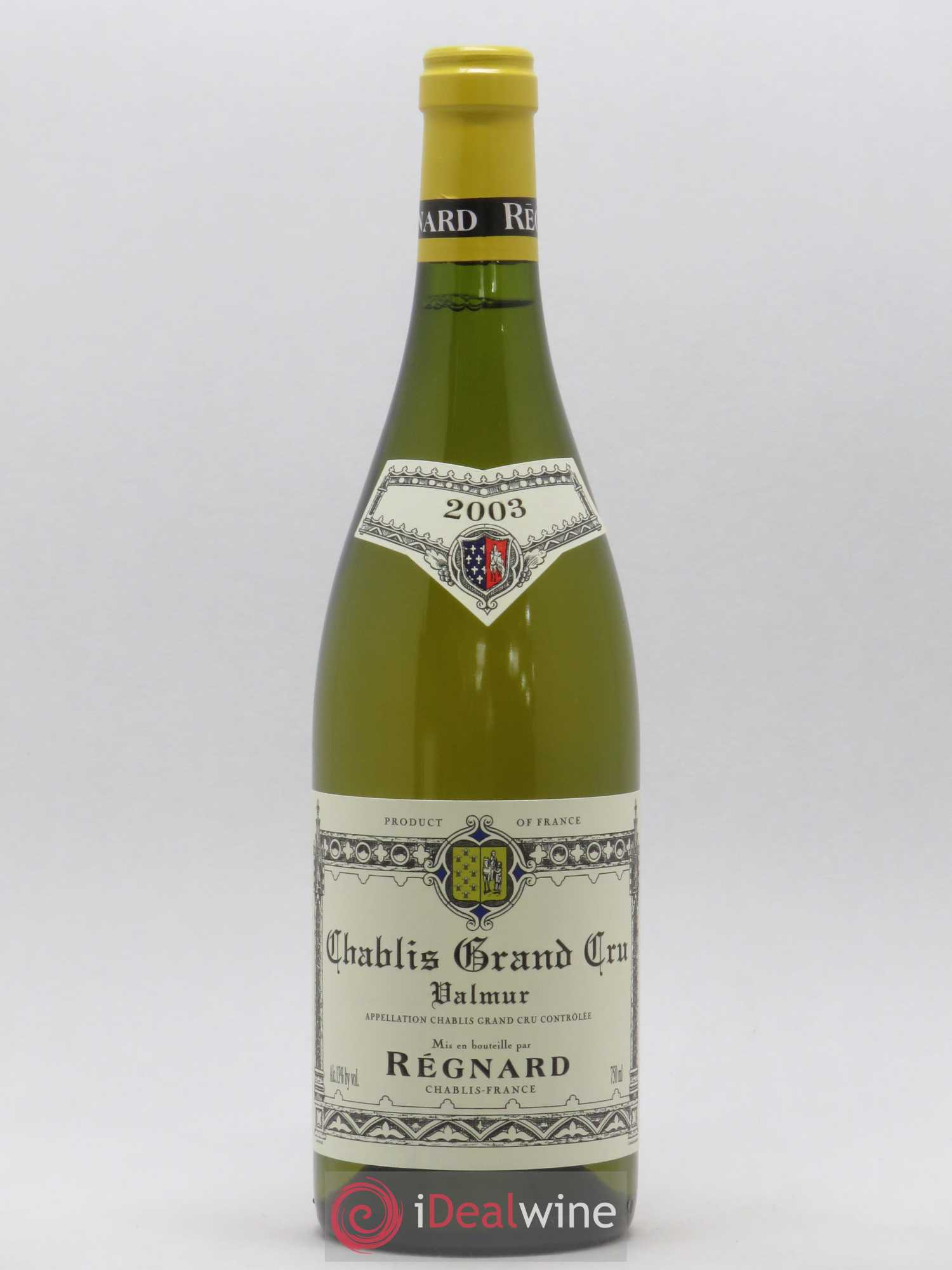Chablis Grand Cru Valmur Régnard 2003 - Lot de 1 bouteille - 0