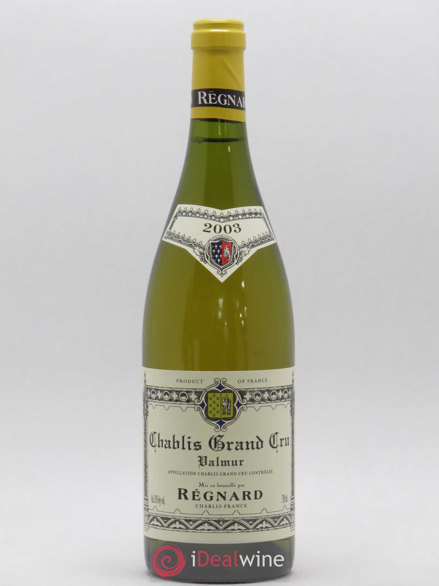 Chablis Grand Cru Valmur Régnard 2003 - Lot de 1 bouteille - 0