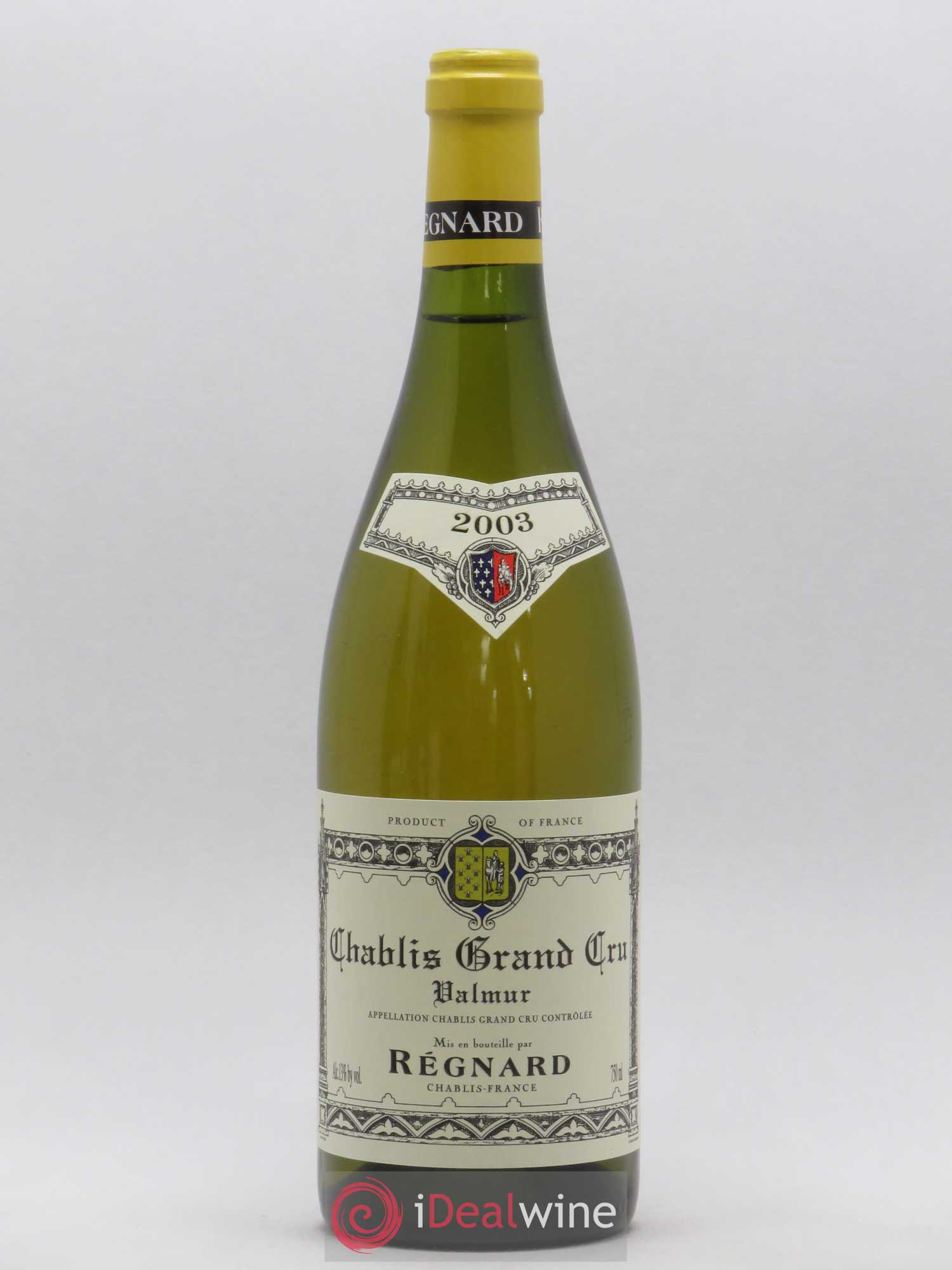 Chablis Grand Cru Valmur Régnard 2003 - Lot de 1 bouteille - 0