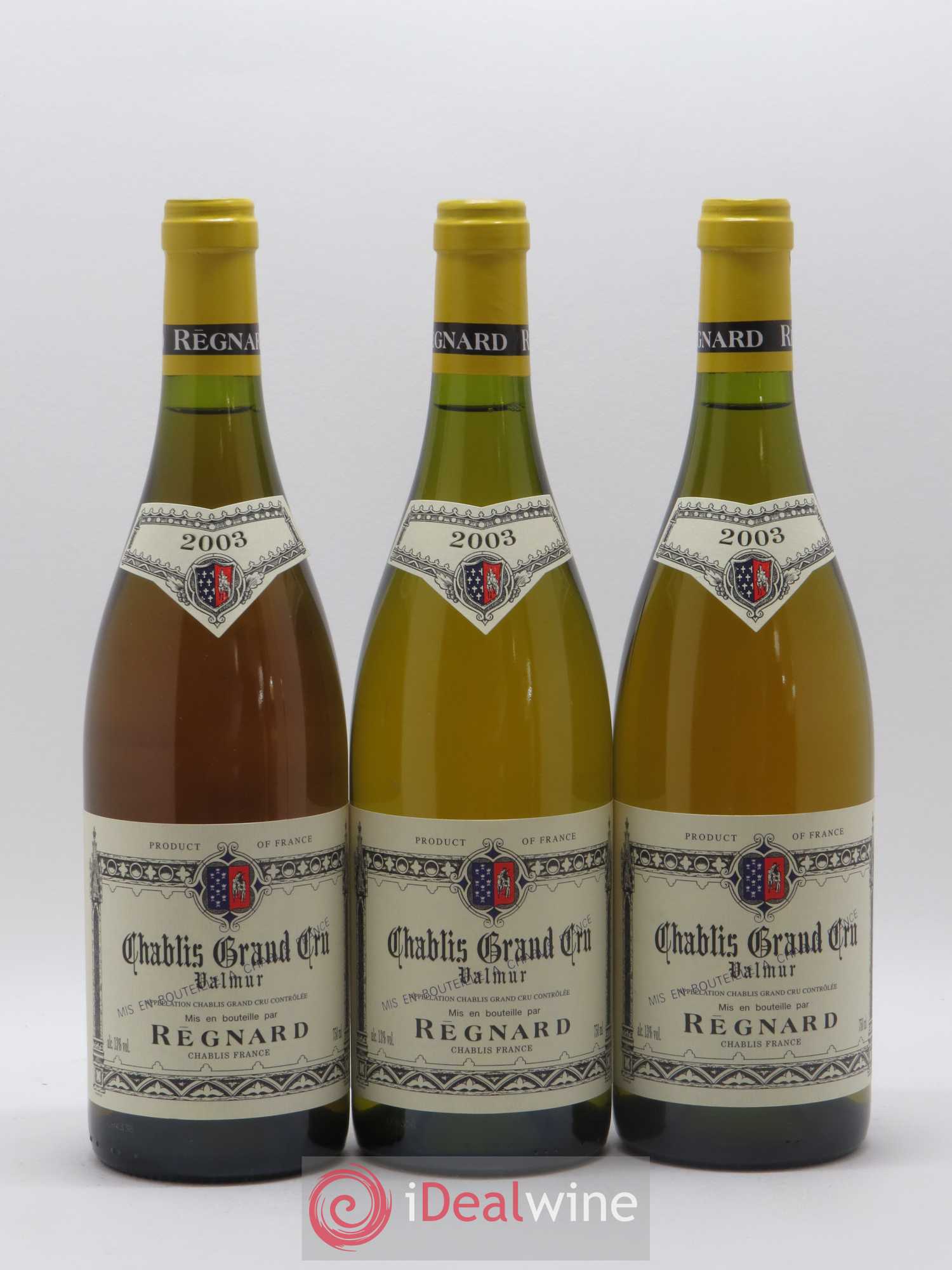 Chablis Grand Cru Valmur Regnard 2003 - Lot de 6 bouteilles - 2