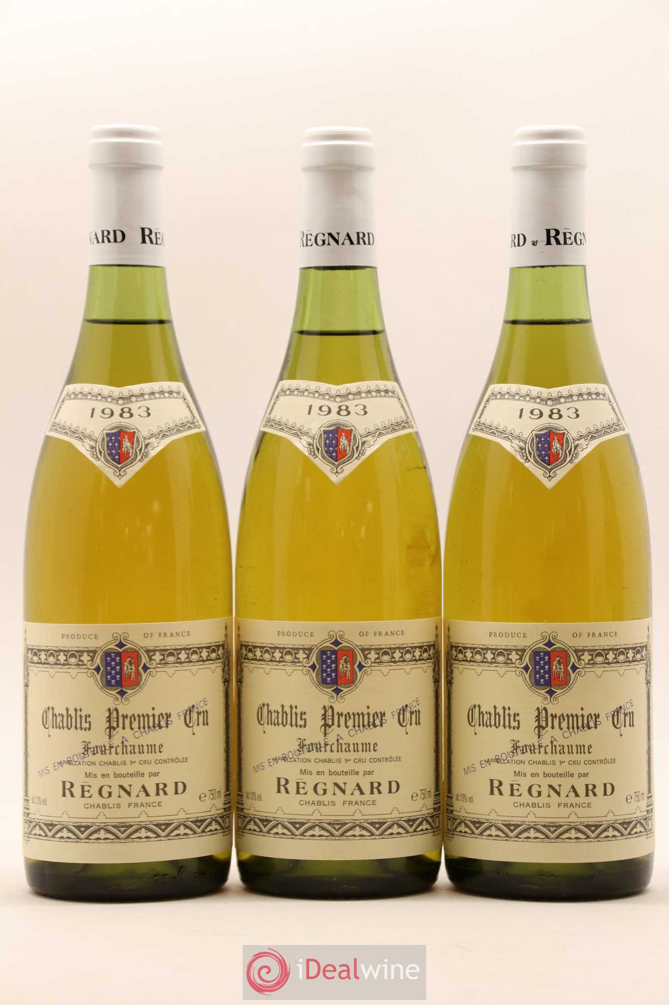 Chablis 1er Cru Fourchaume Regnard 1983 - Lot de 6 bouteilles - 2