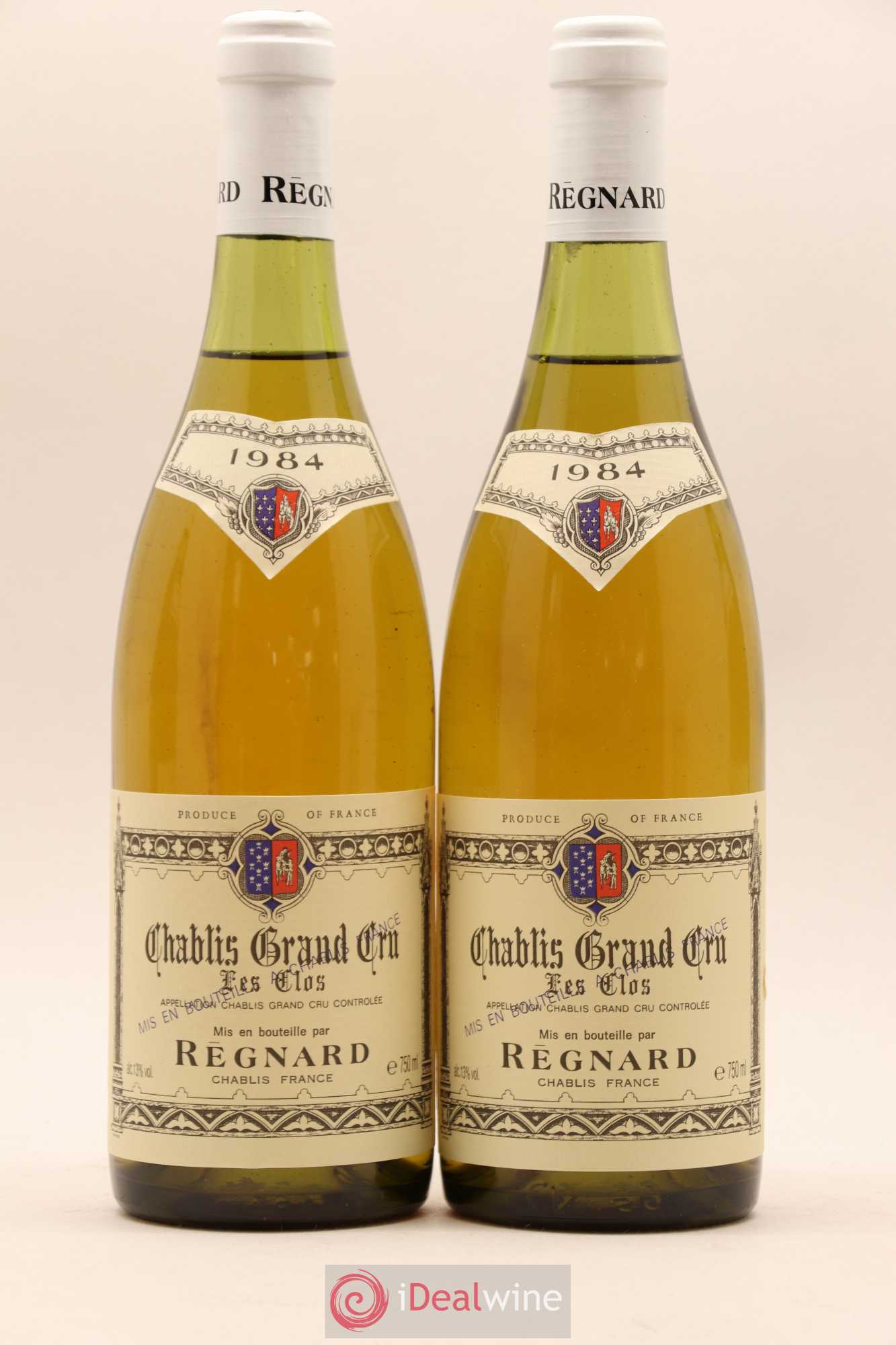 Chablis Grand Cru Les Clos Regnard 1984 - Posten von 5 Flaschen - 2