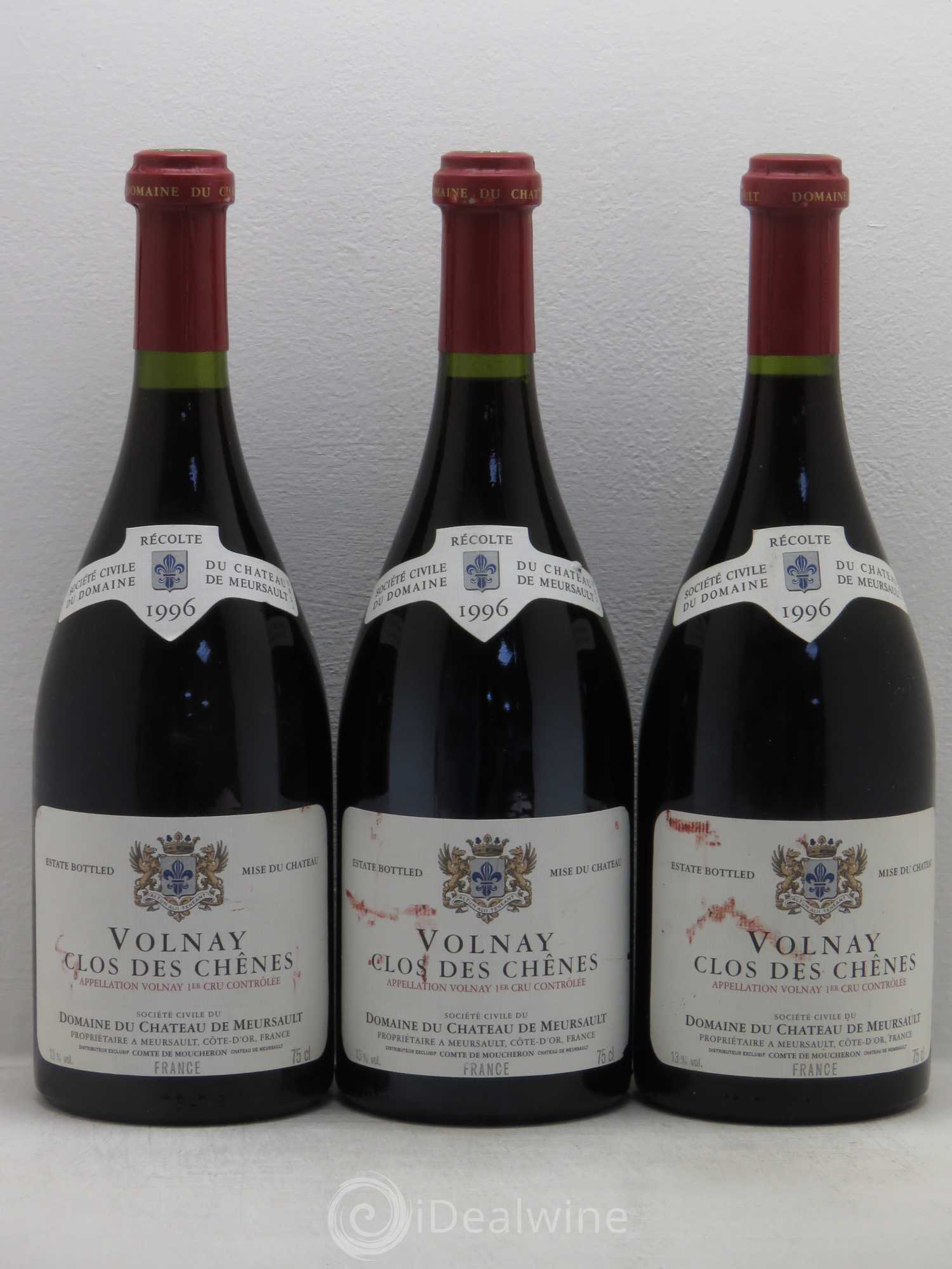 Volnay 1er Cru 1996 - Lot de 3 bouteilles - 0