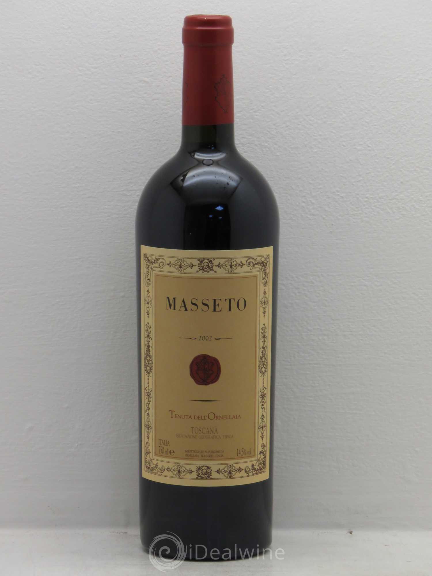 Toscana IGT Tenuta Dell'Ornellaia Masseto Frescobaldi 2002 - Lot de 1 bouteille - 0