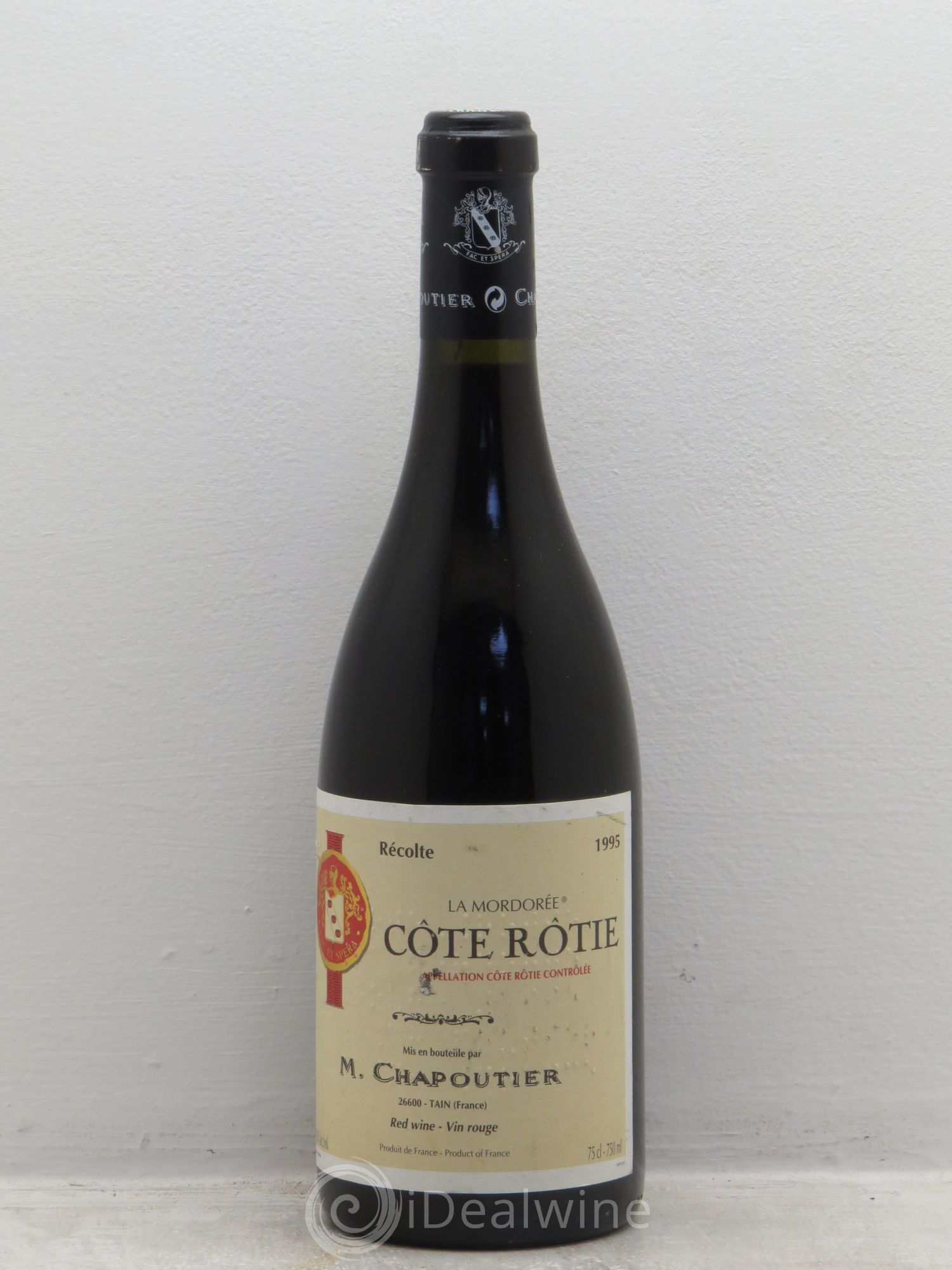 Côte-Rôtie La Mordorée Chapoutier 1995 - Lot de 1 bouteille - 0