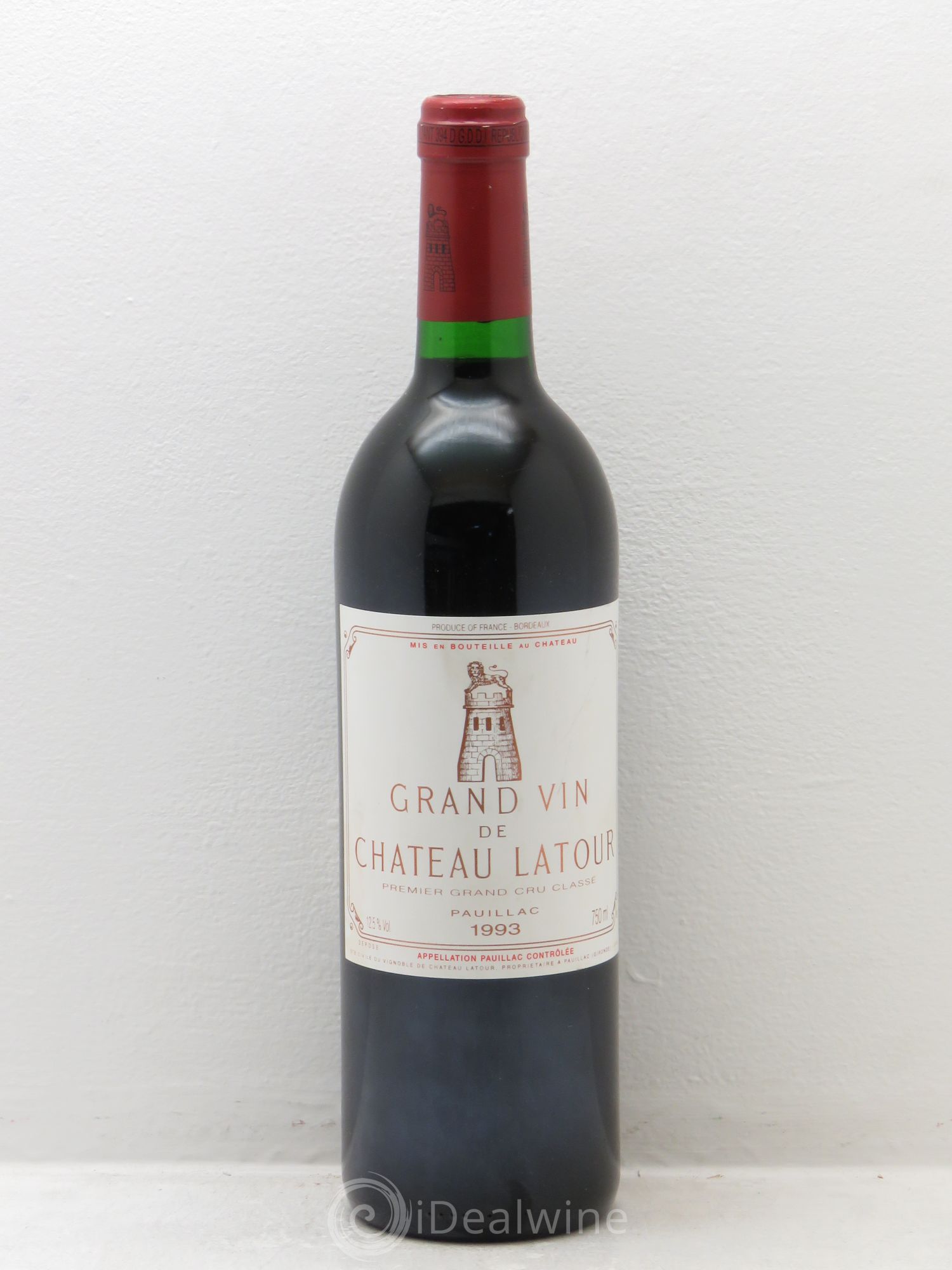 Château Latour 1er Grand Cru Classé 1993 - Lot de 1 bouteille - 0