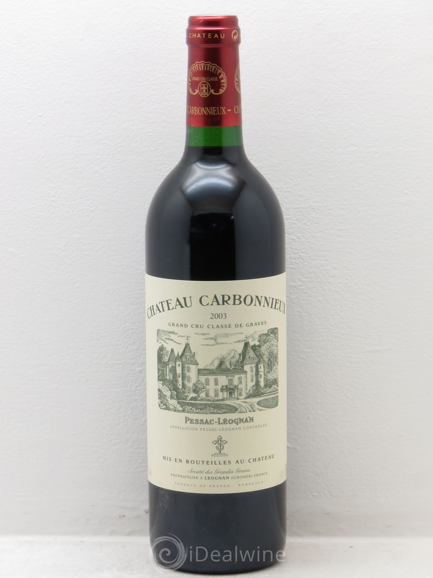 Château Carbonnieux Cru Classé de Graves 2003 - Lot de 12 bouteilles - 0