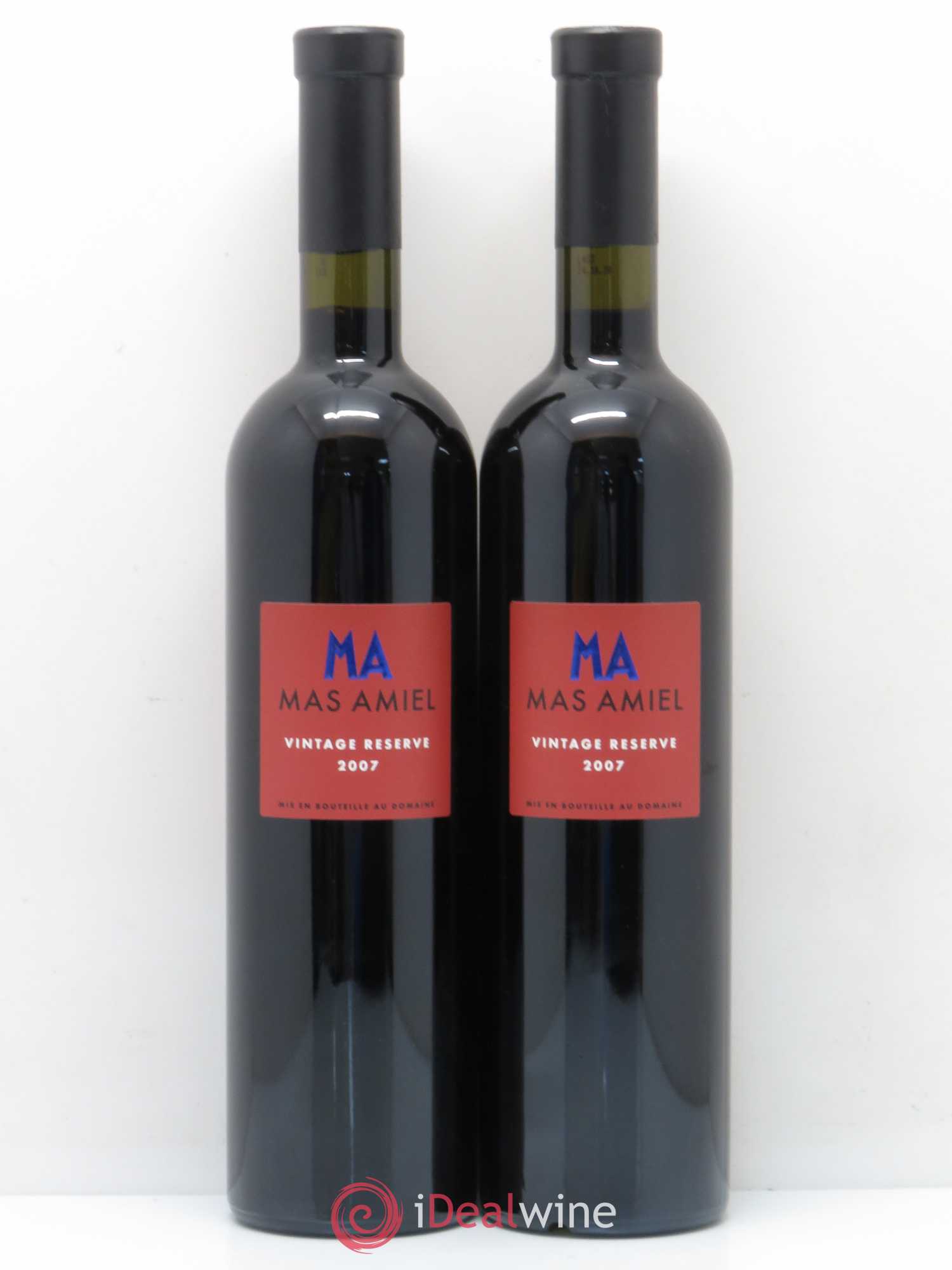 Maury Mas Amiel Vintage Réserve 2007 - Posten von 2 Flaschen - 0