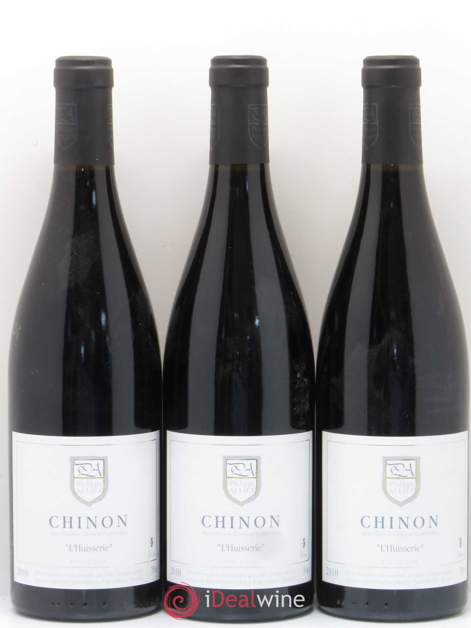 Chinon L'Huisserie Philippe Alliet 2010 - Lot de 3 bouteilles - 0