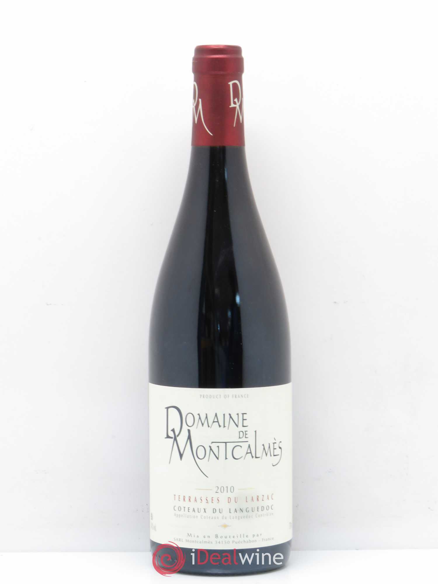 Terrasses du Larzac Domaine de Montcalmès Frédéric Pourtalié 2010 - Lot de 1 bouteille - 0