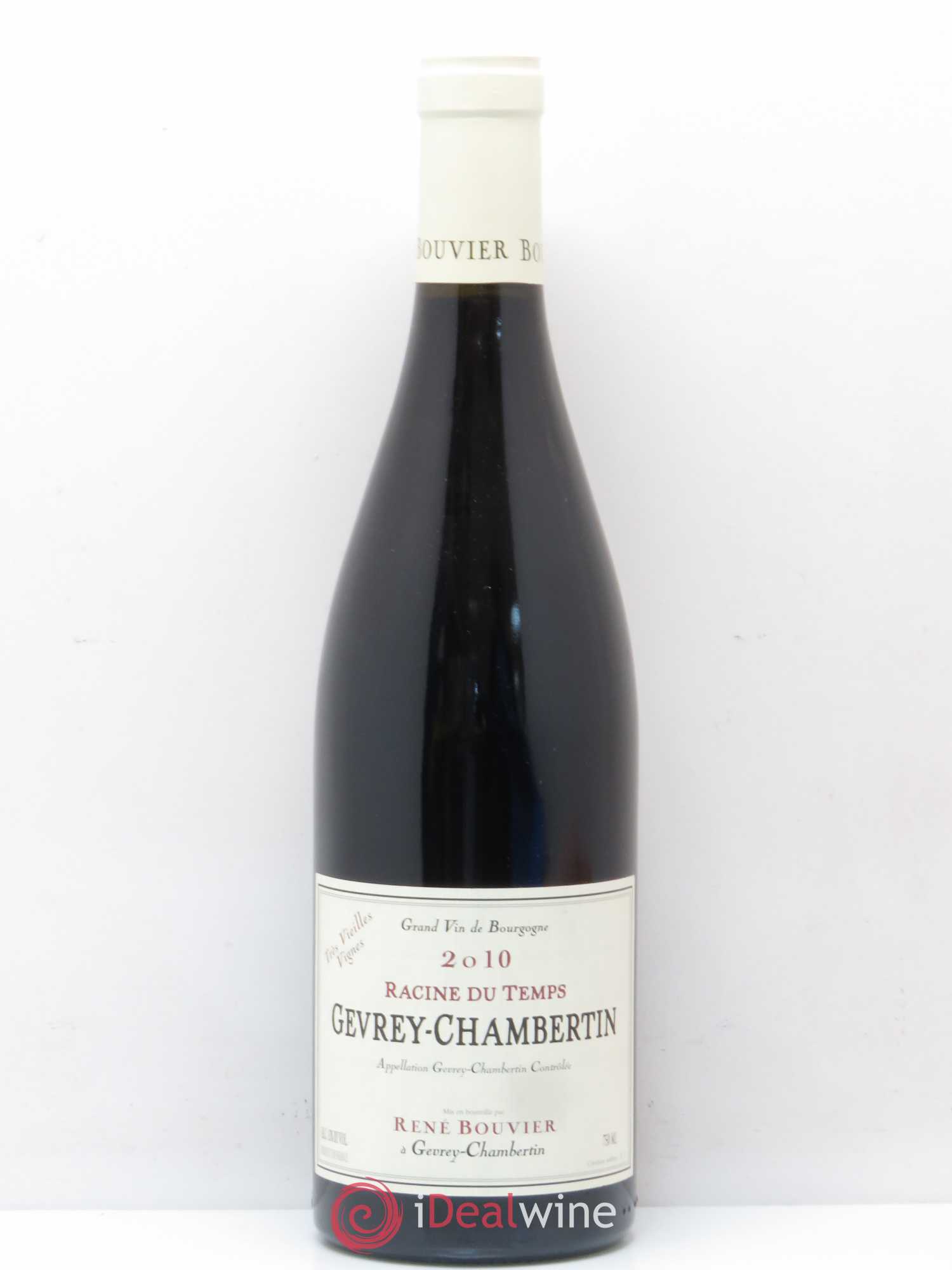 Gevrey-Chambertin Racines du Temps Domaine René Bouvier très vieilles vignes 2010 - Lot de 1 bouteille - 0