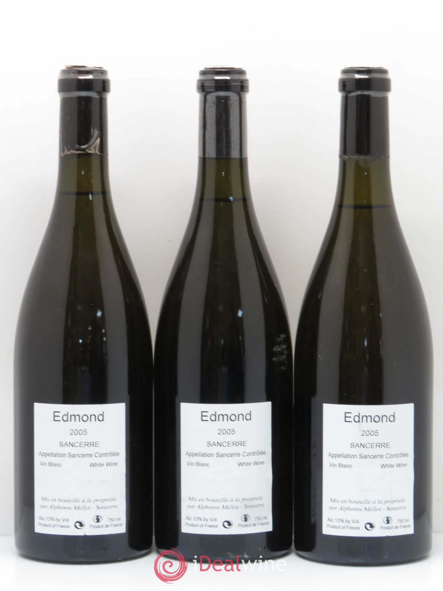 Sancerre Cuvée Edmond Alphonse Mellot 2005 - Lot de 3 bouteilles - 1