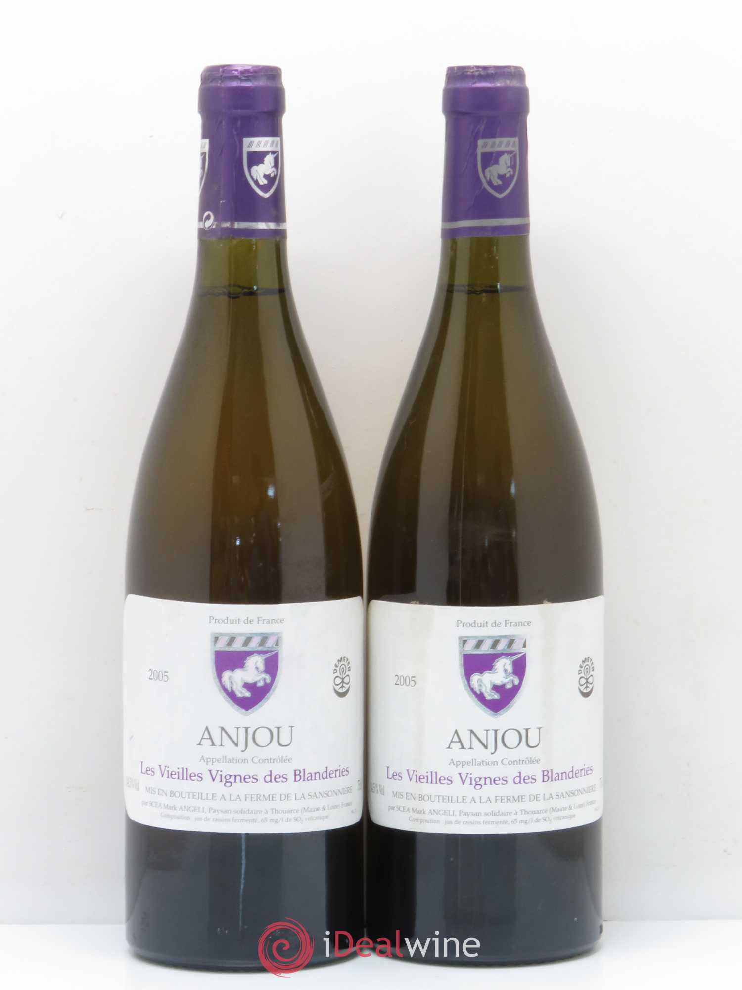 Anjou Les Vieilles Vignes des Blanderies Ferme de la Sansonnière (Domaine) 2005 - Posten von 2 Flaschen - 0