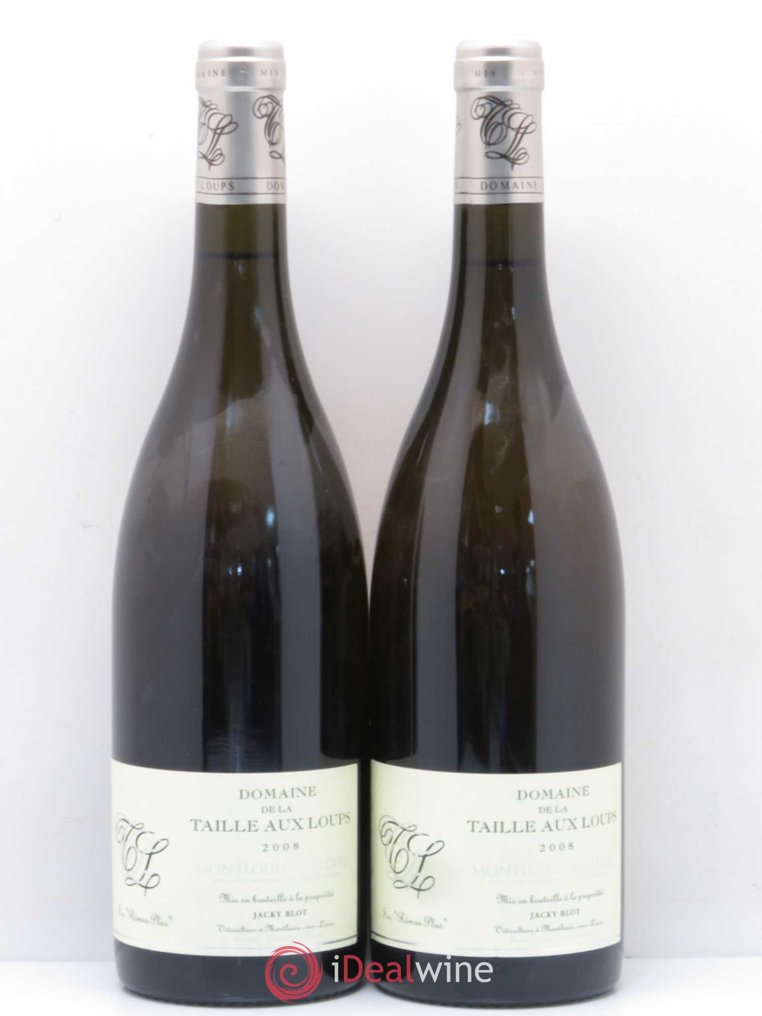 Montlouis-sur-Loire Rémus Plus La Taille aux Loups - Jacky Blot 2008 - Lot de 2 bouteilles - 0