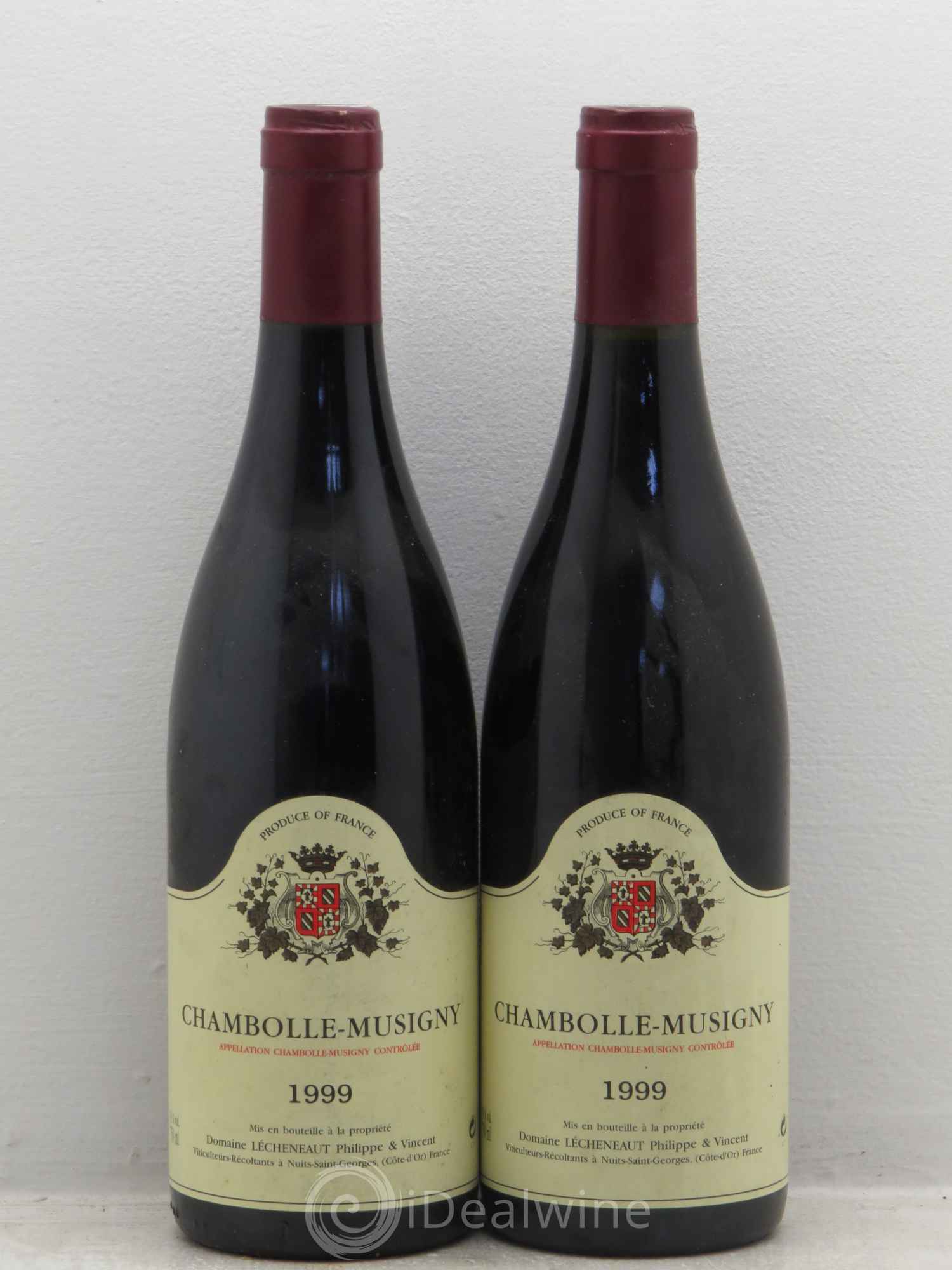 Chambolle-Musigny Lécheneaut (Domaine) 1999 - Lot de 2 bouteilles - 0