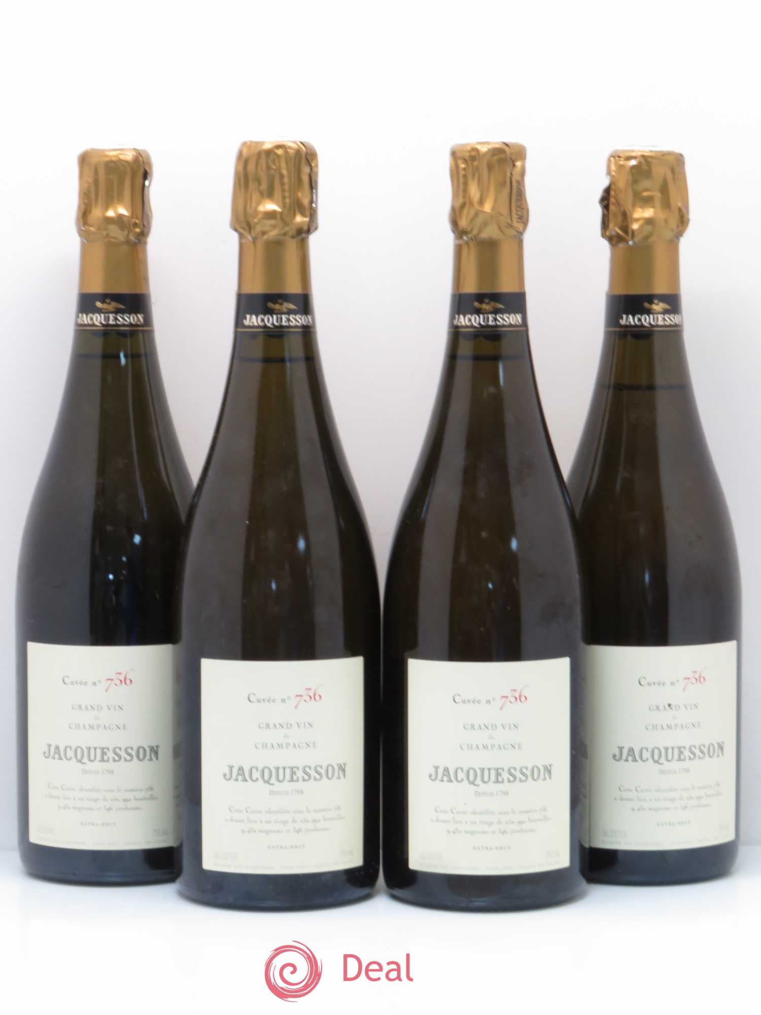 Cuvée 736 Jacquesson - Lot de 4 bouteilles - 0