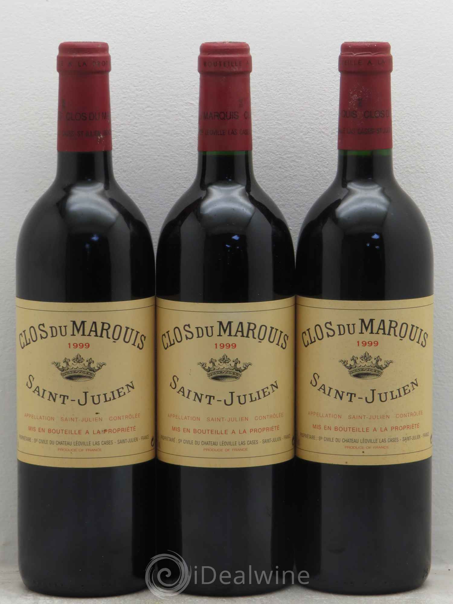 Clos du Marquis 1999 - Lot de 3 bouteilles - 0