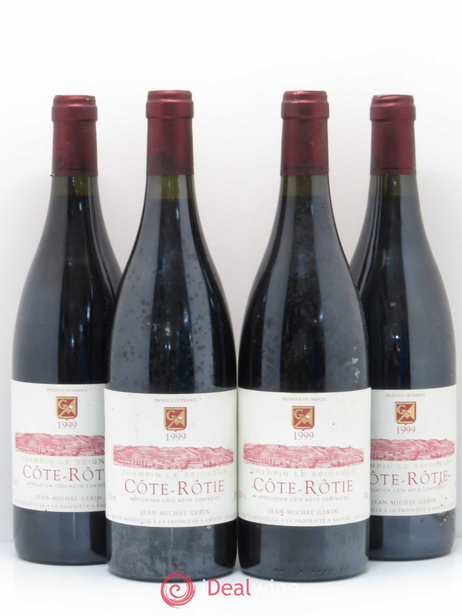 Côte-Rôtie Champin Le Seigneur Jean-Michel Gerin 1999 - Lot de 4 bouteilles - 0