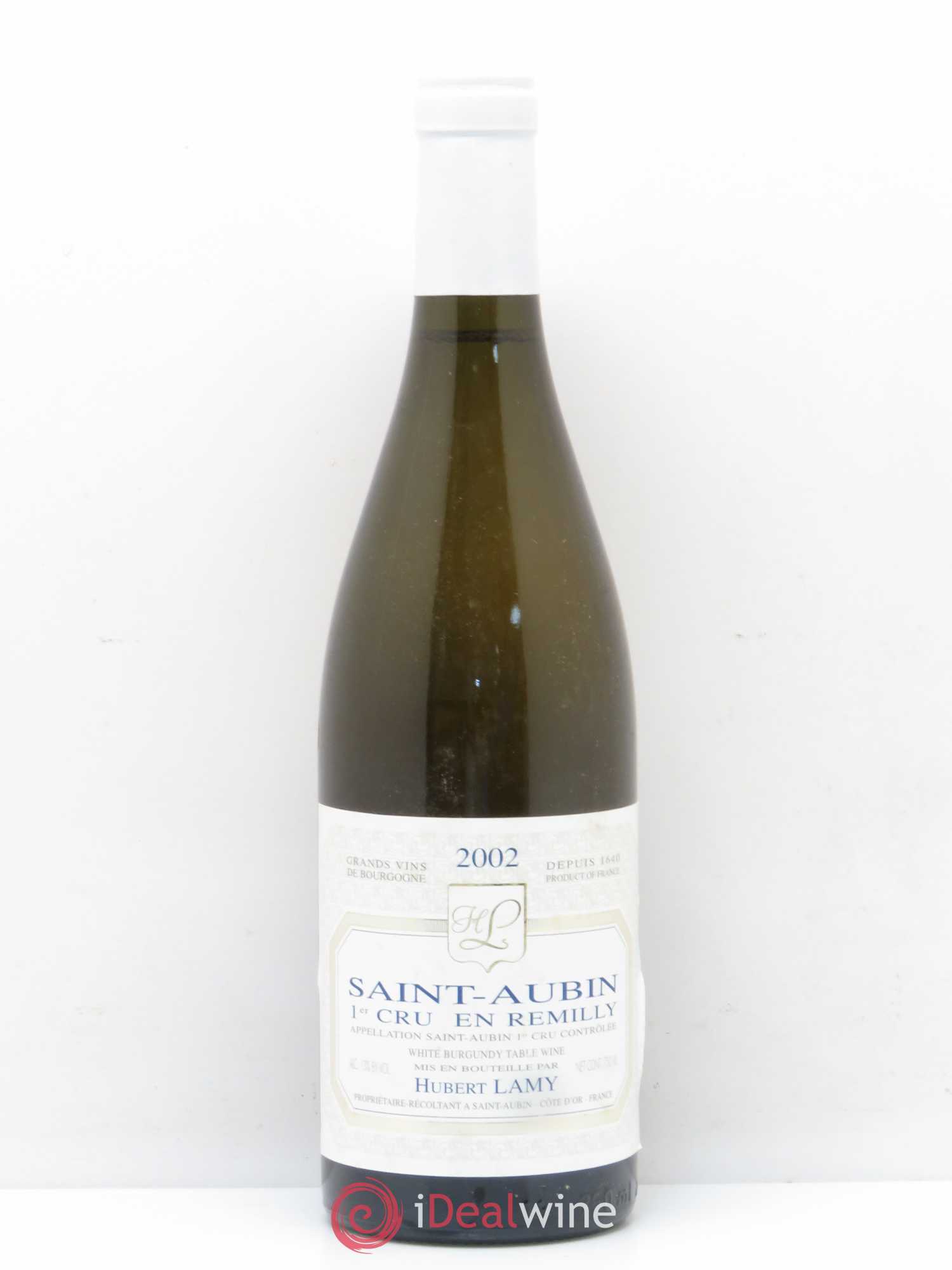 Saint-Aubin 1er Cru En Rémilly Hubert Lamy 2002 - Posten von 1 Flasche - 0